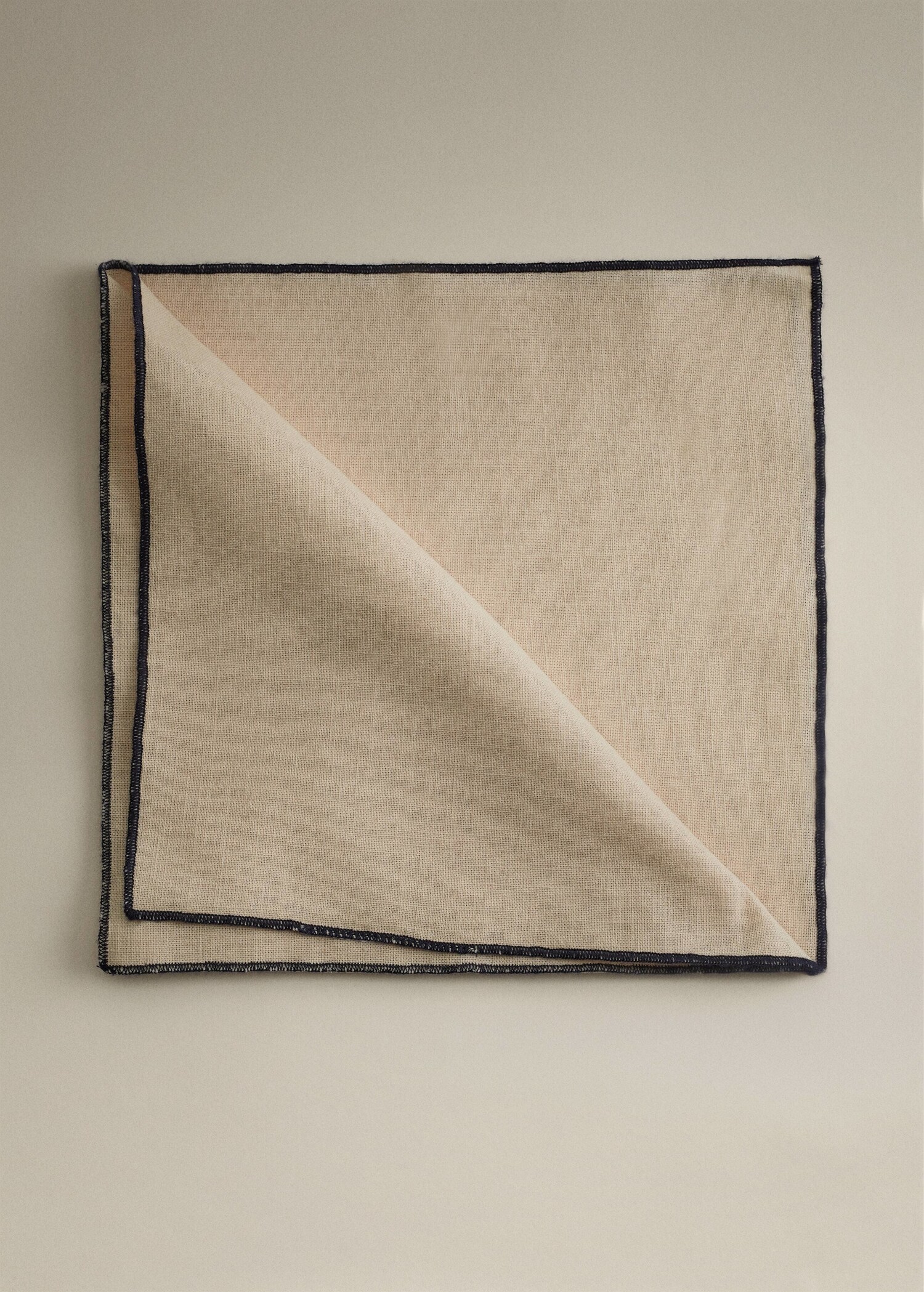 Lot de 2 serviettes de table  100 % coton bio   - Détail de l'article 5