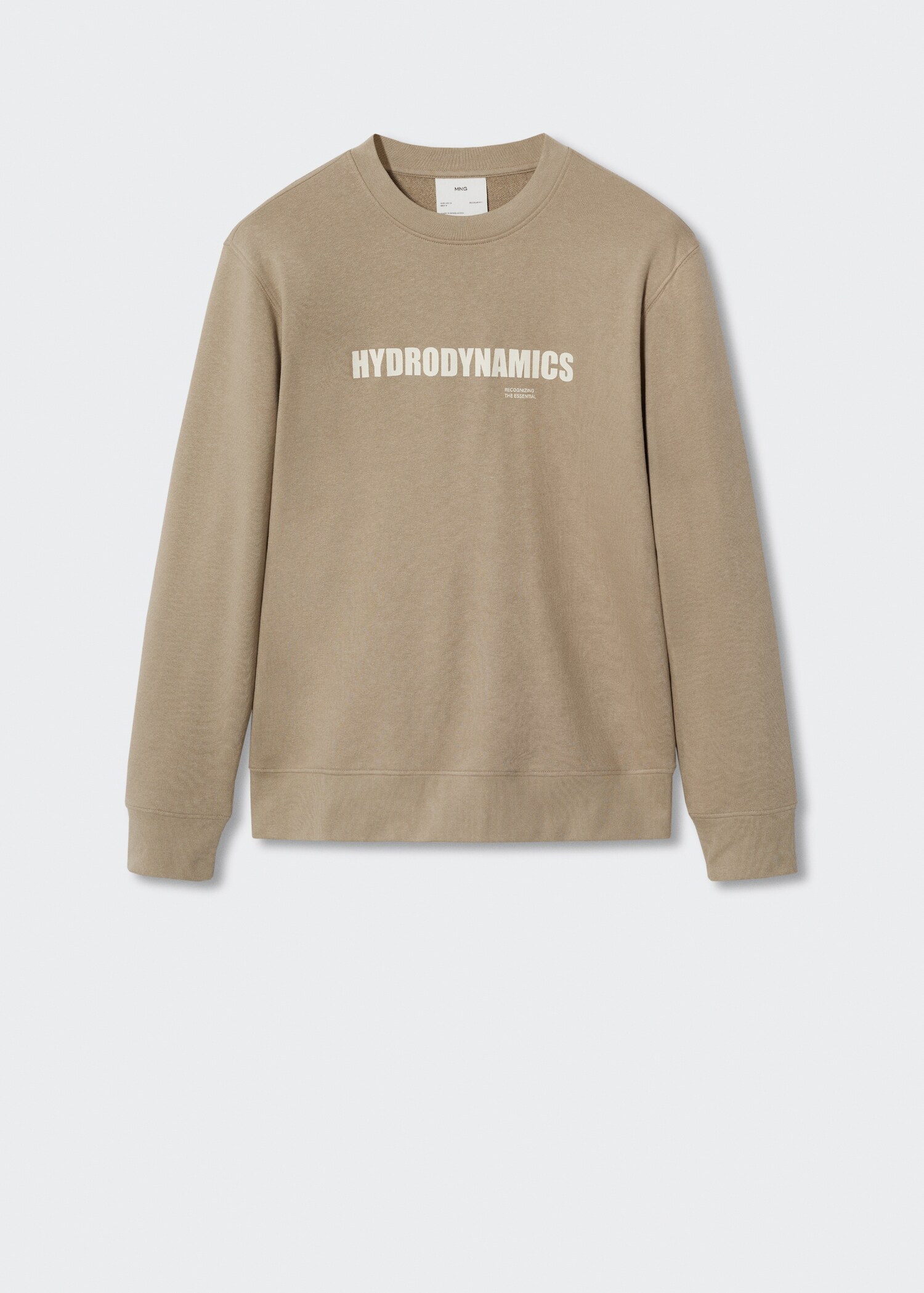 Message cotton sweatshirt - Article without model