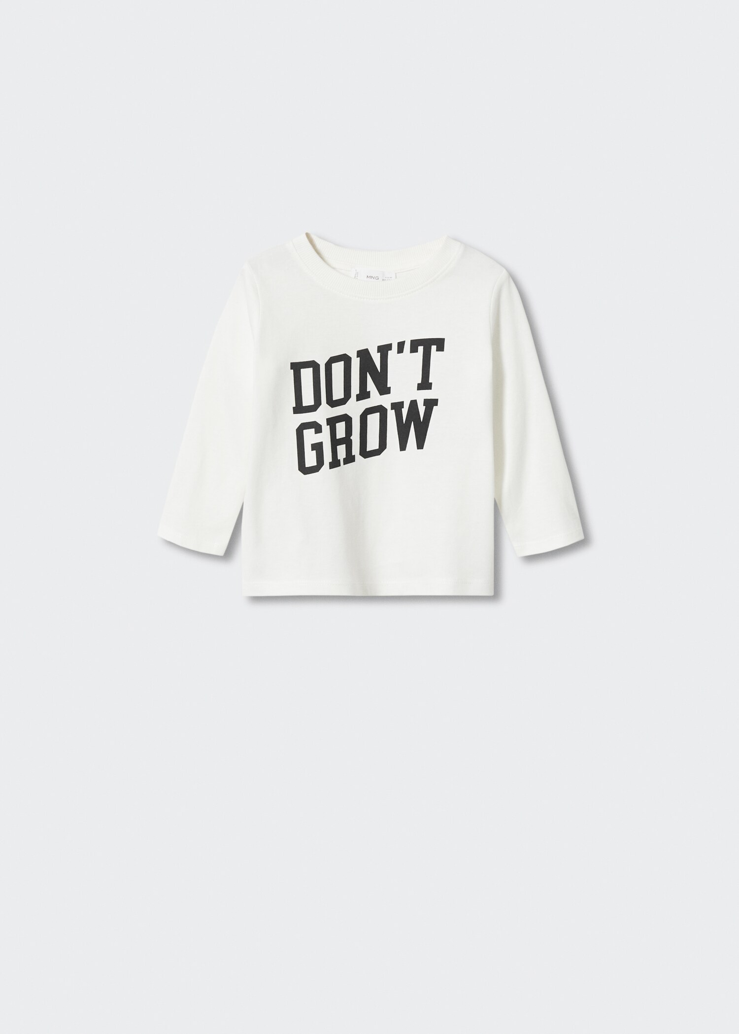 Langärmliges T-Shirt mit Schriftzug - Artikel ohne Model