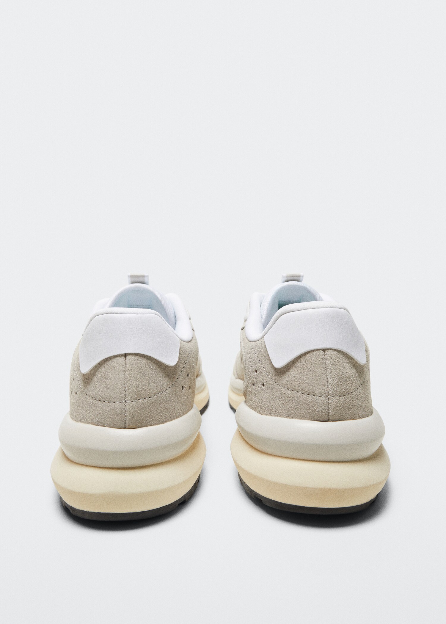 Kombinierte Wildleder-Sneakers - Detail des Artikels 2