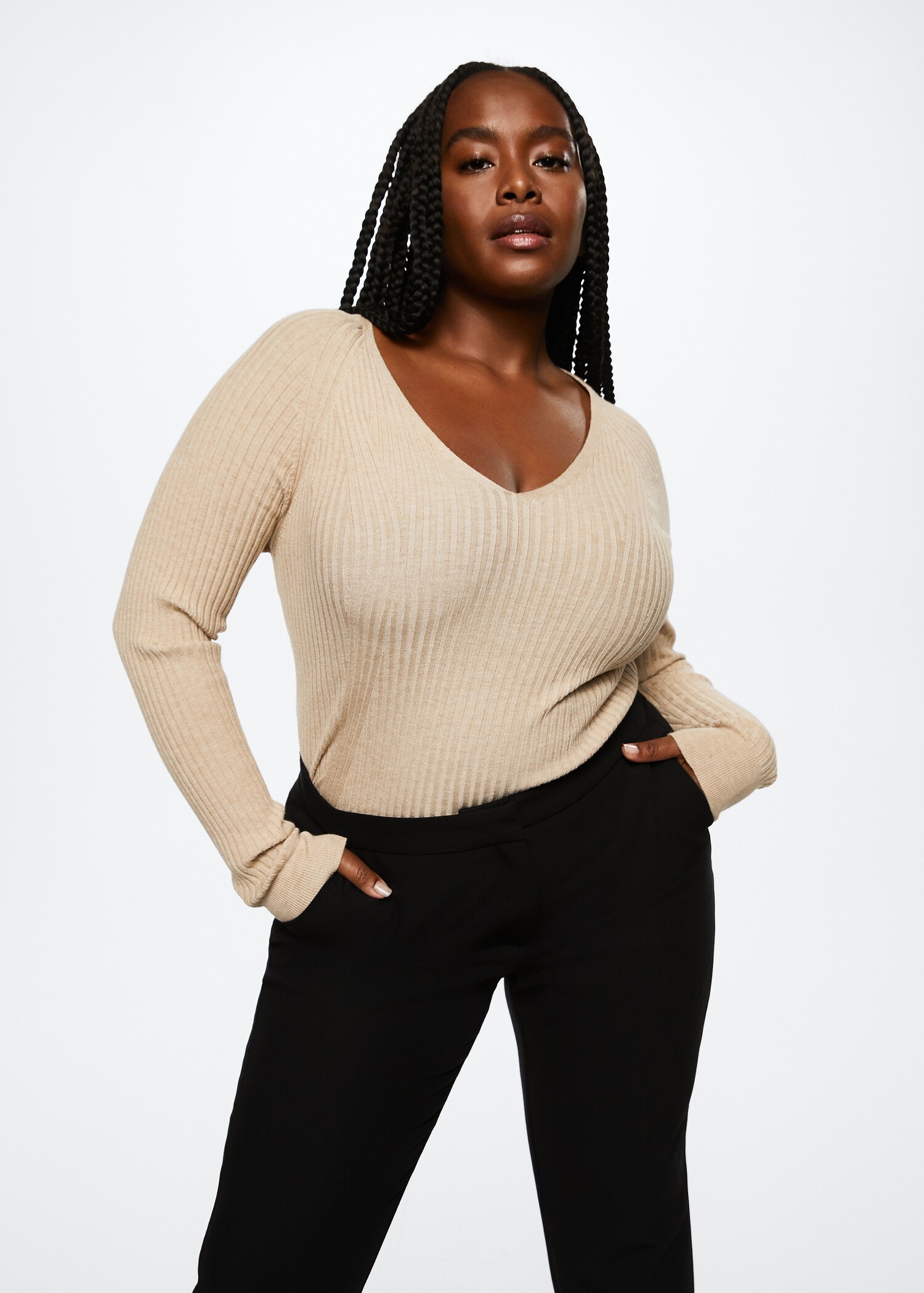 Crop skinny pants - Details of the article 4