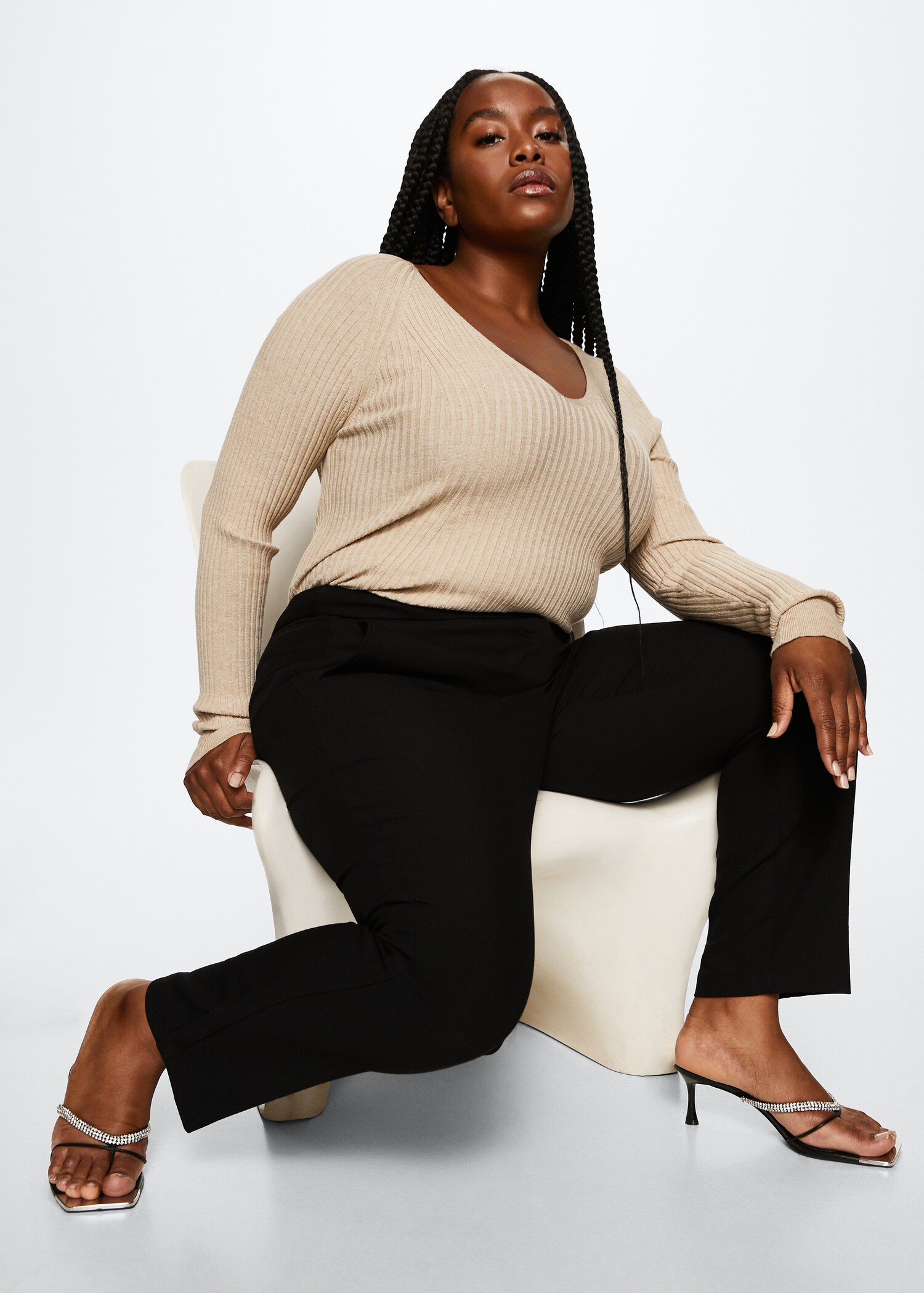 Crop skinny pants - Details of the article 5