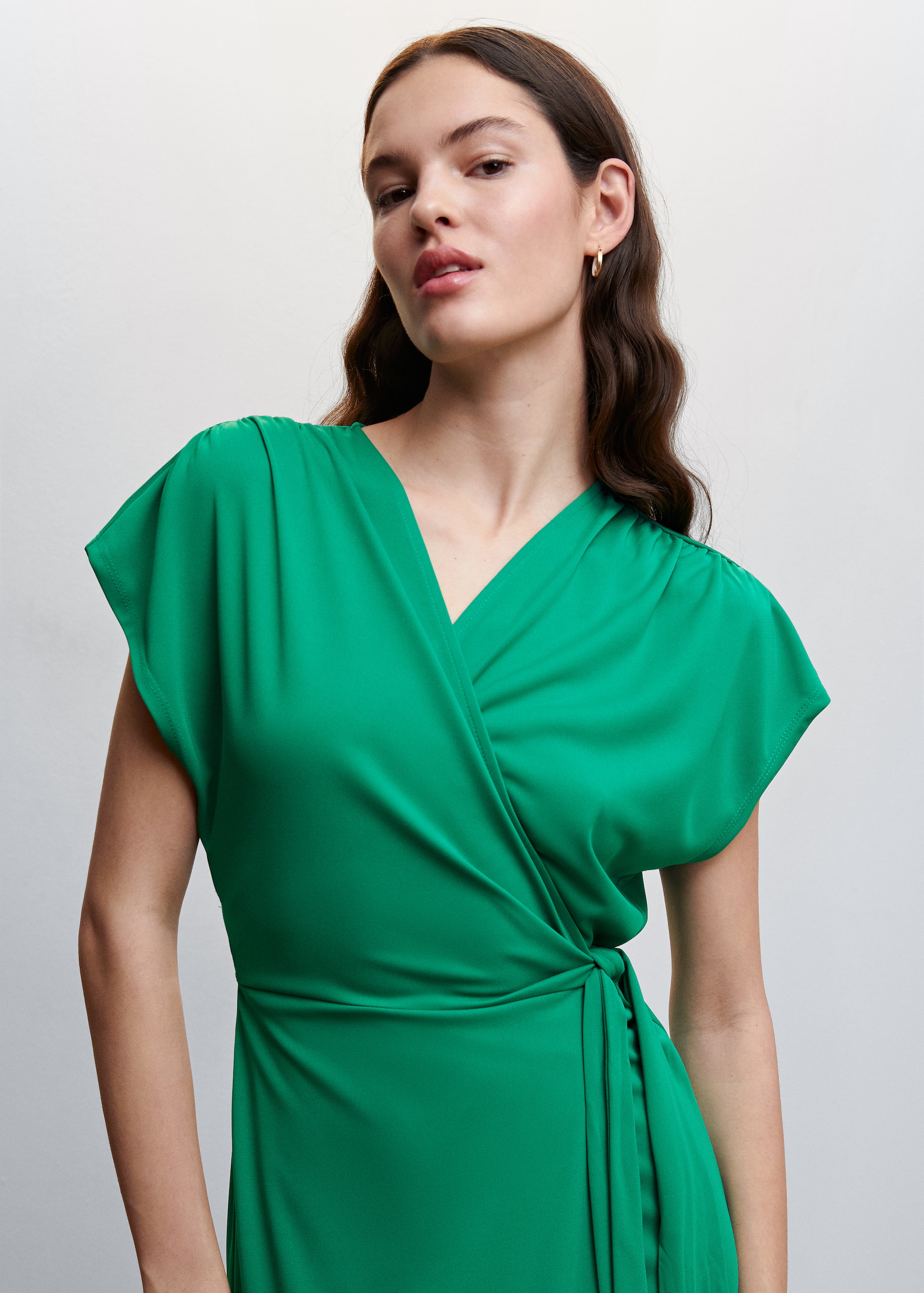 Bow wrap dress - Details of the article 1