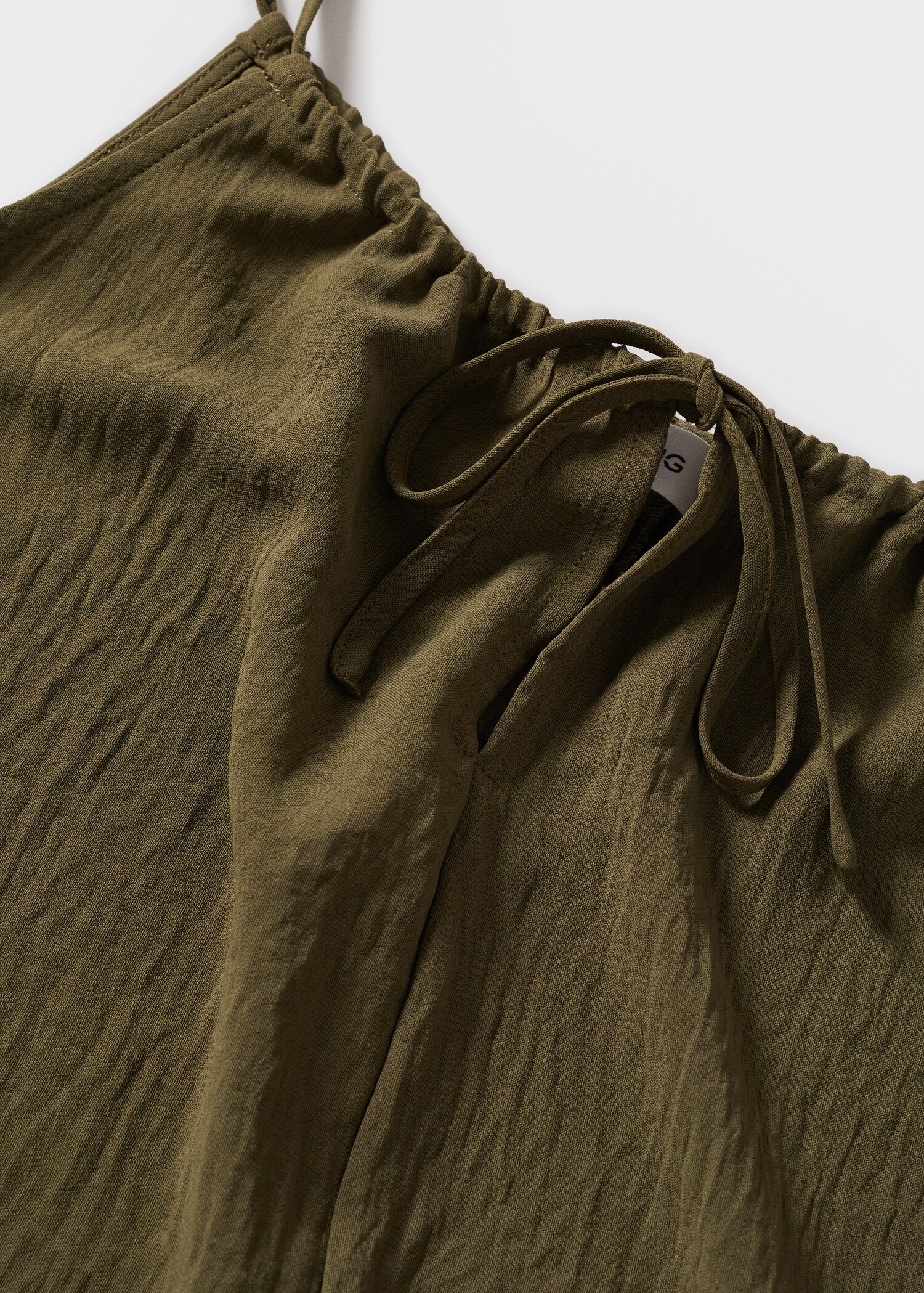 Overall mit Schleife am Kragen - Damen | MANGO OUTLET Deutschland 