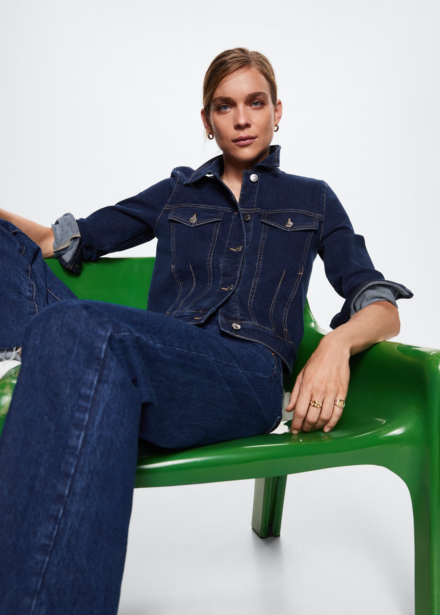 Cotton denim jacket - Details of the article 2