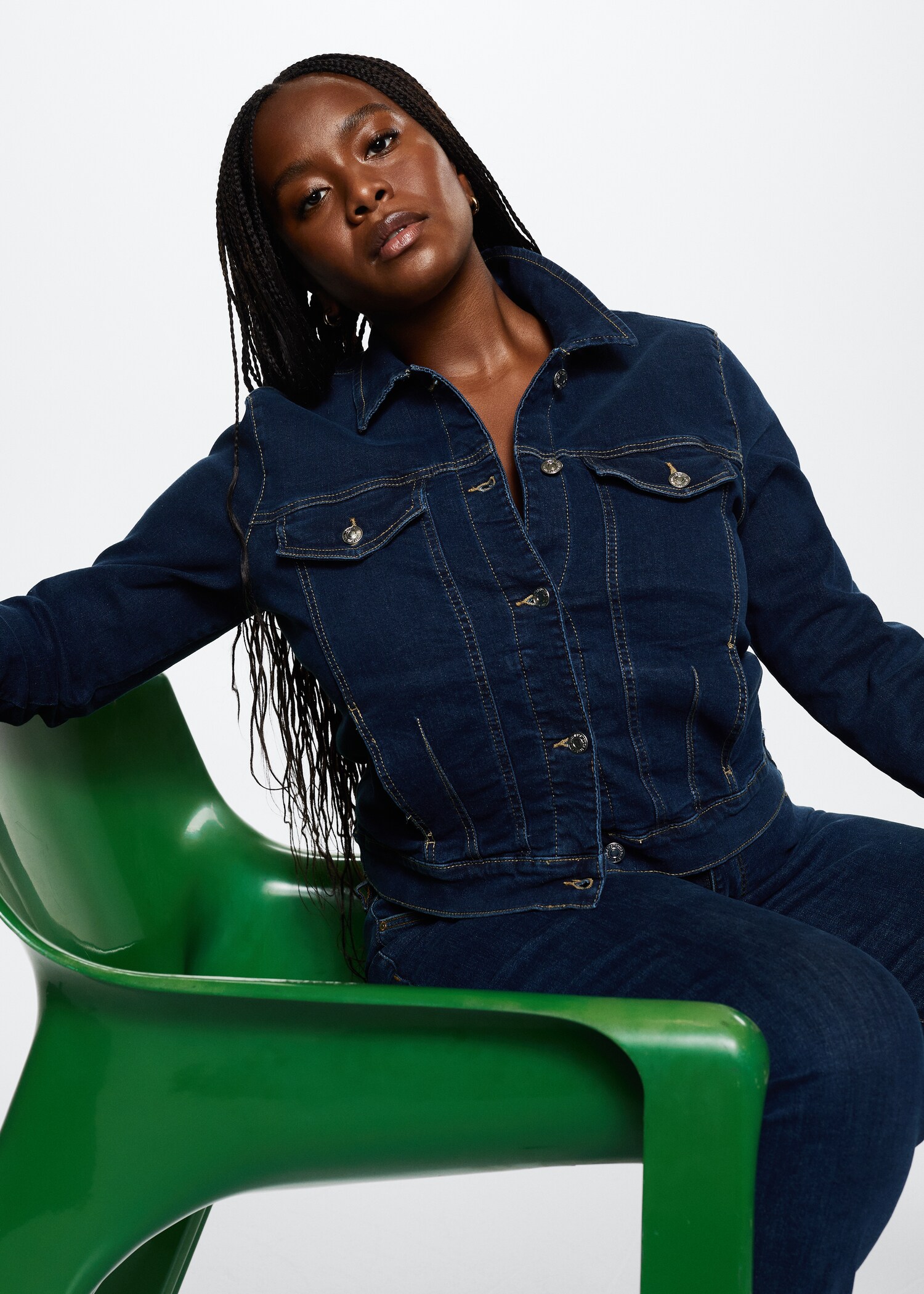 Cotton denim jacket - Details of the article 5