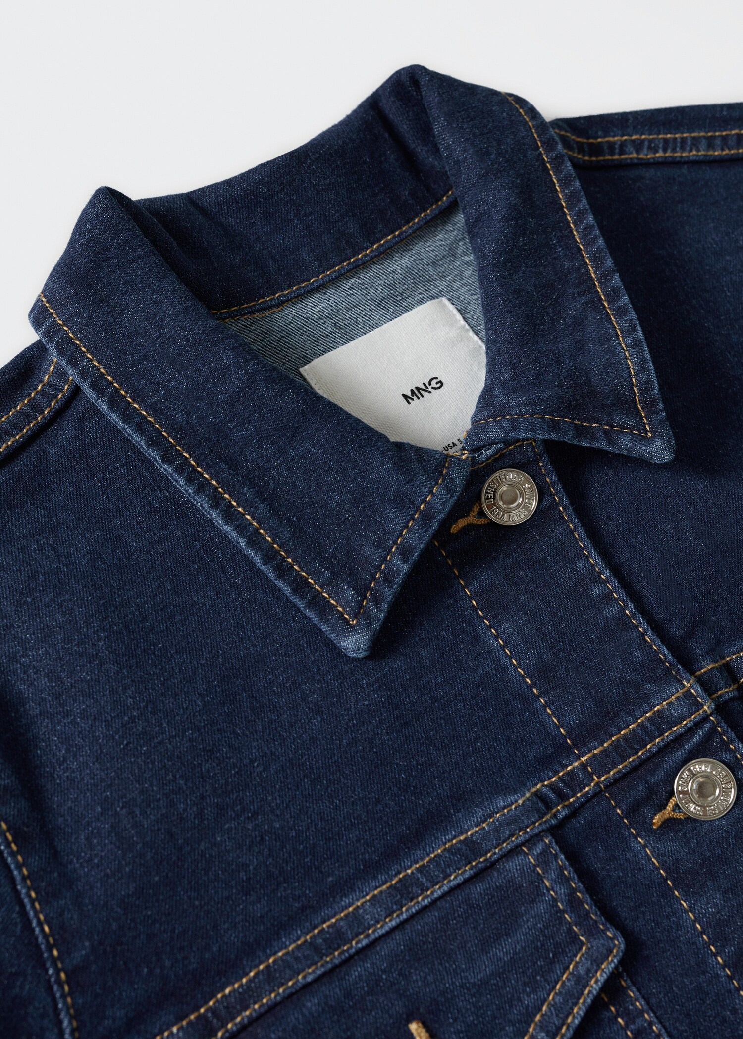 Cotton denim jacket - Details of the article 8