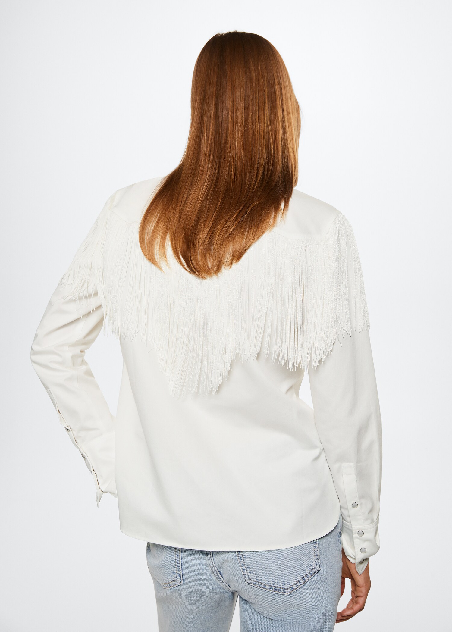 Chemise détails franges - Verso de l’article