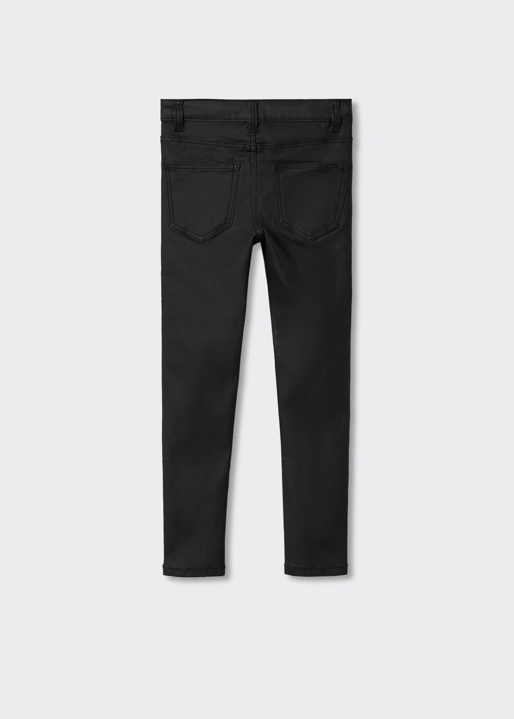 Pantalon skinny encerado