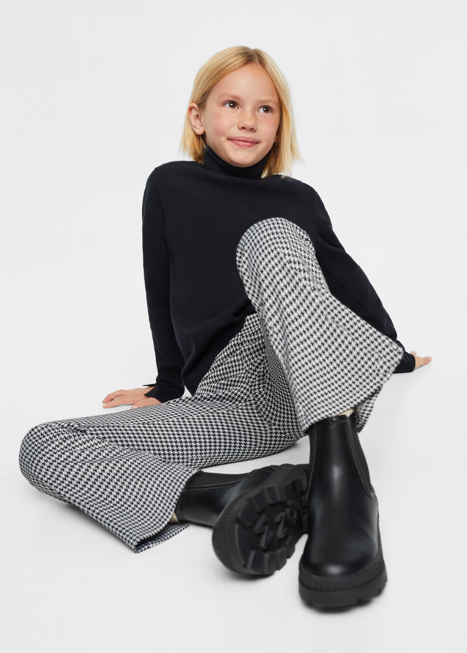 Houndstooth leggings - Medium plane
