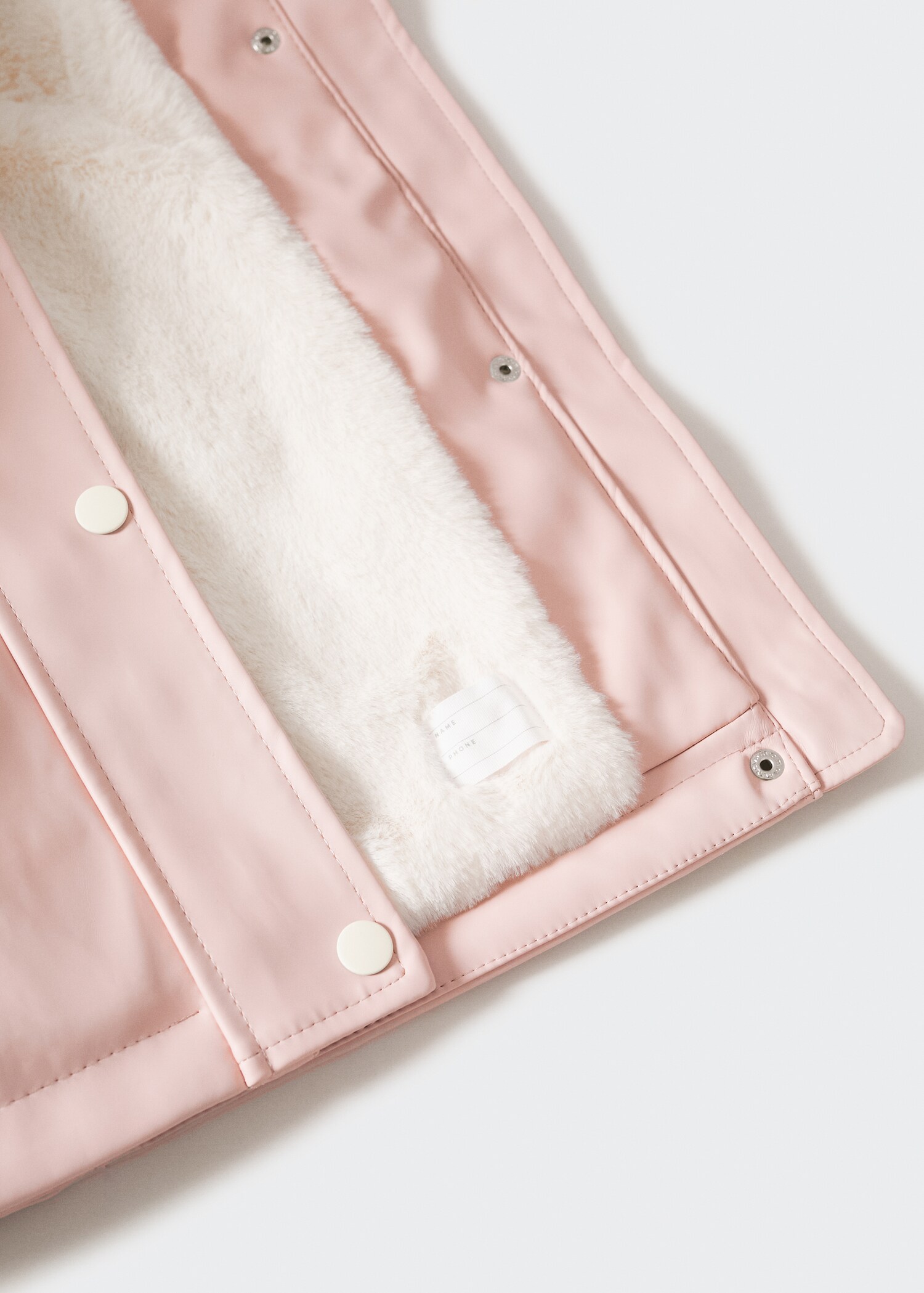 Hooded water-repellent coat - Details of the article 8