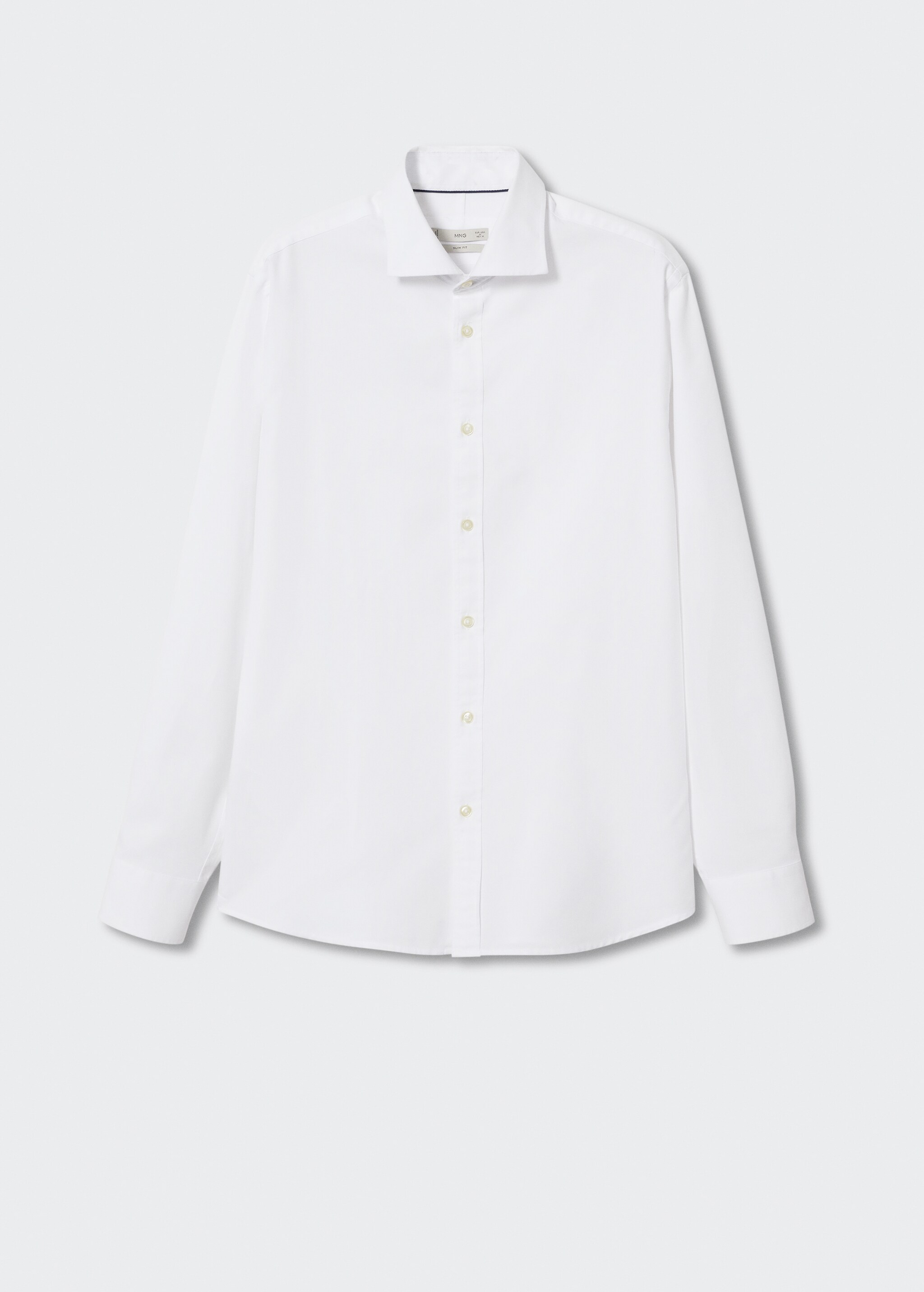 Slim-fit Oxford fabric shirt - Article without model
