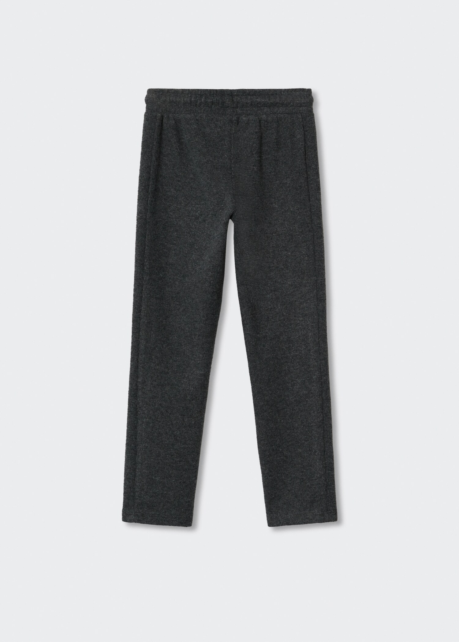 Straight-fit trousers with elastic waist - Reverse of the article