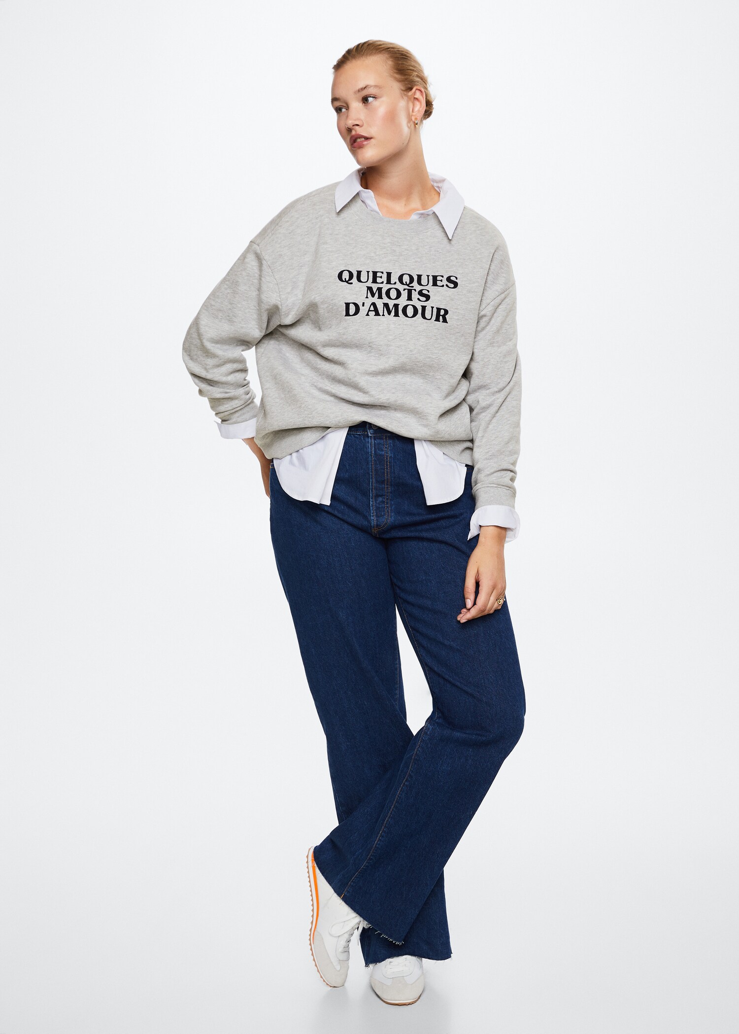 Message cotton sweatshirt - Details of the article 3