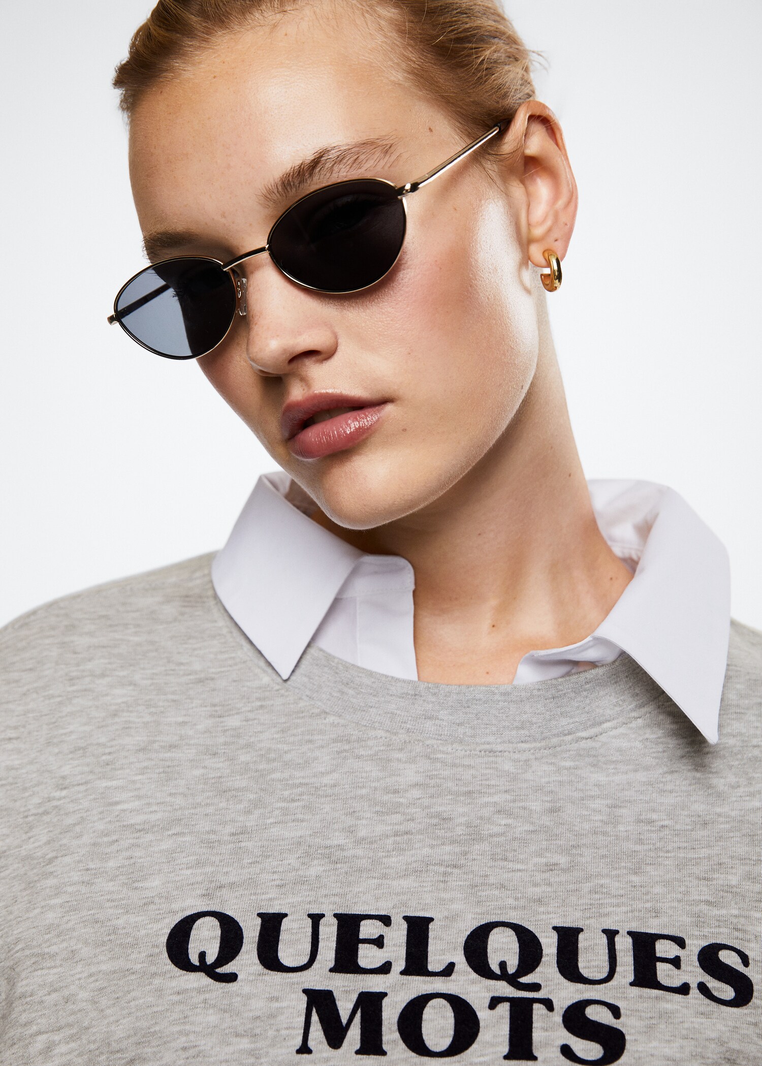 Message cotton sweatshirt - Details of the article 4