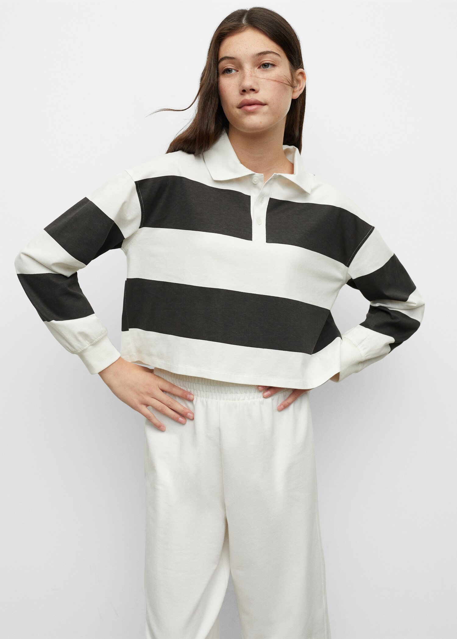 Knit jogger-style trousers - Medium plane