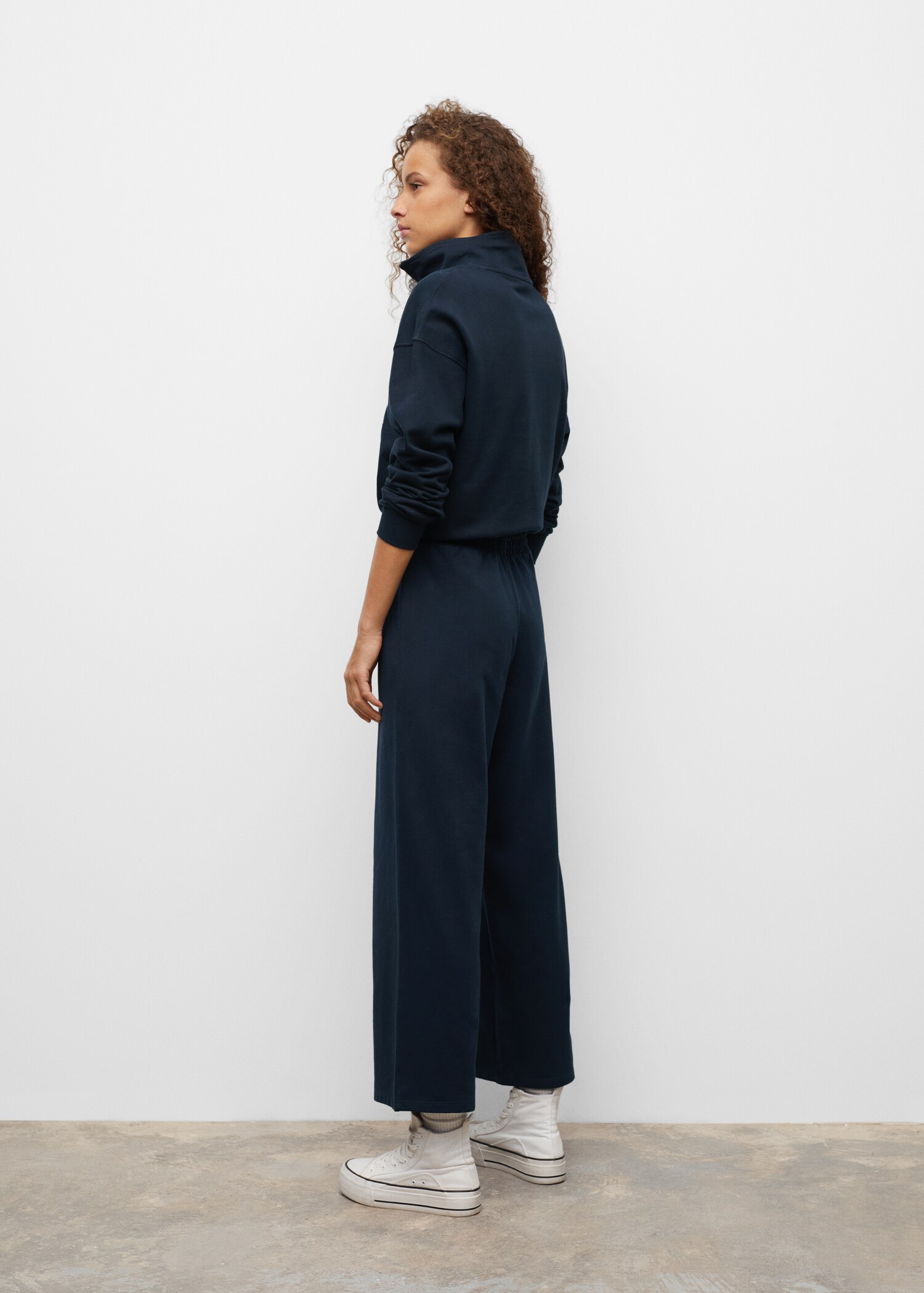 Knit jogger-style trousers - Reverse of the article
