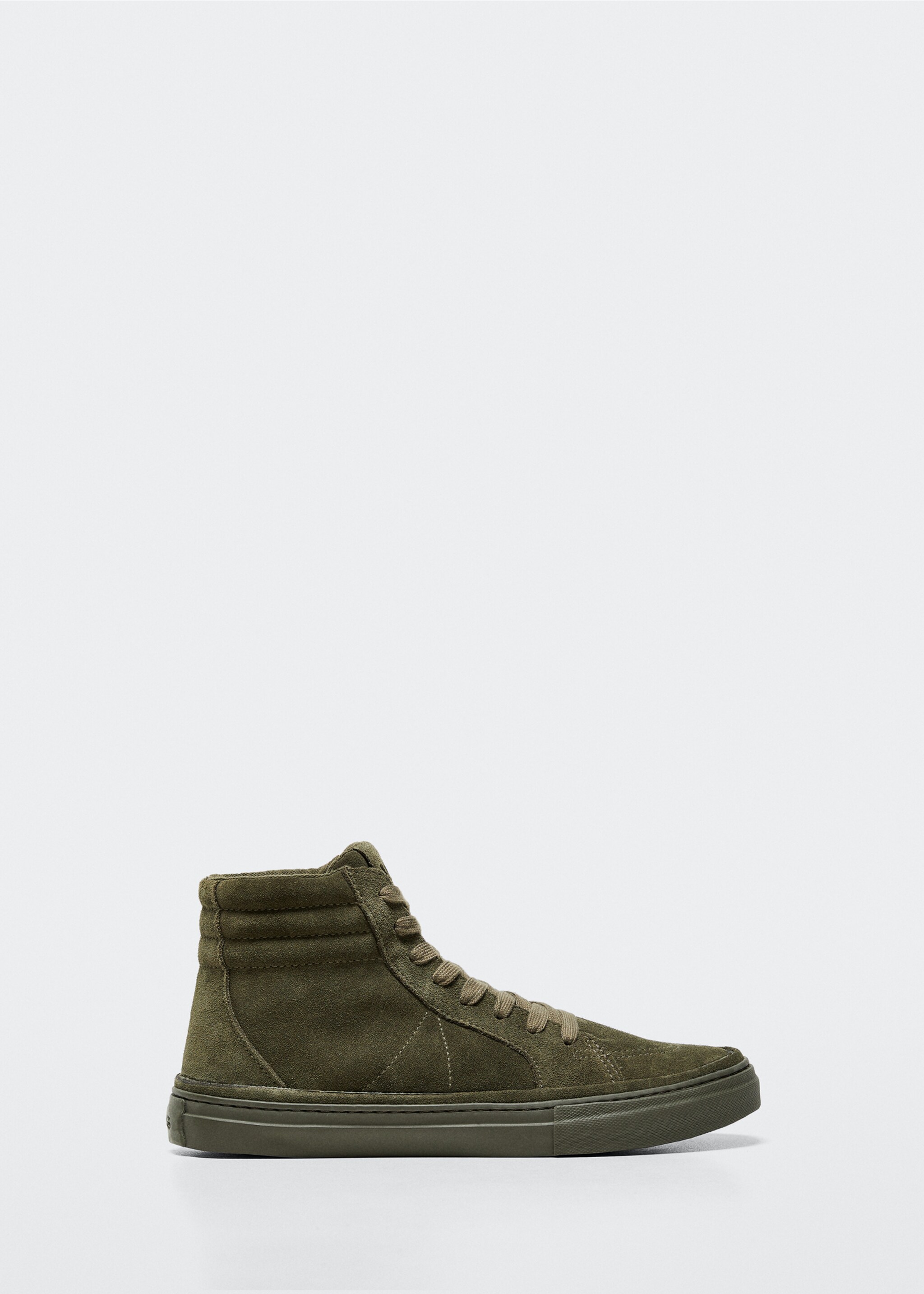 Ankle boot leather trainers - Article without model, Khaki. Ref: 37075139-00.