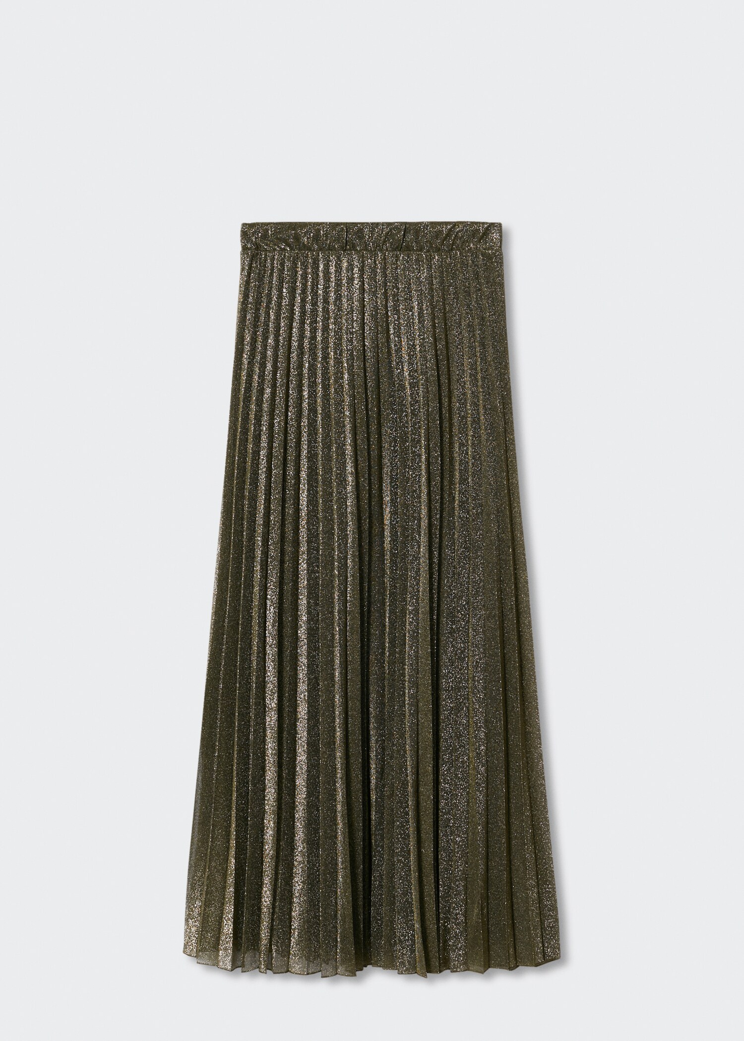 Shiny pleated skirt - Article without model