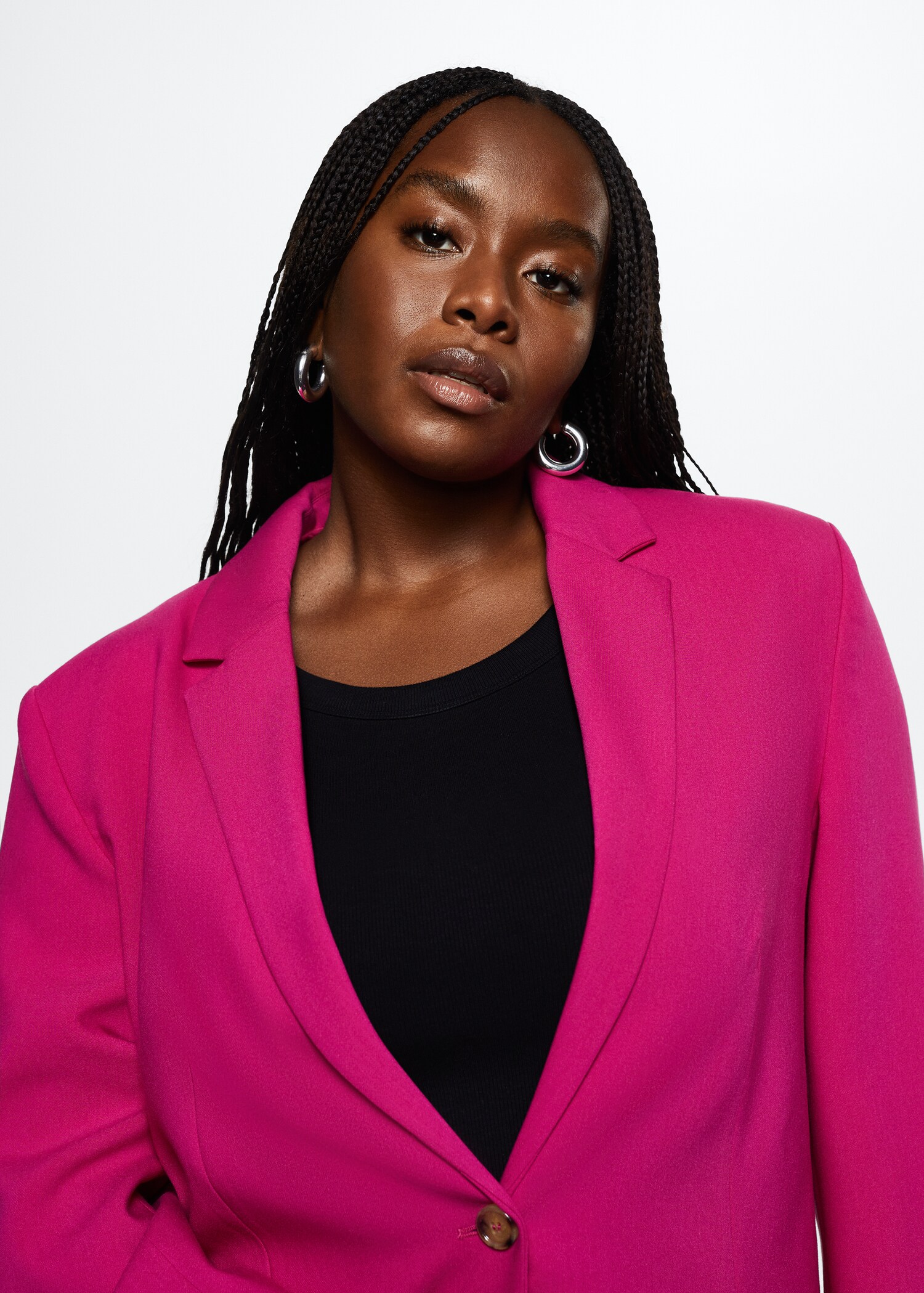 Peak lapel suit blazer - Details of the article 5