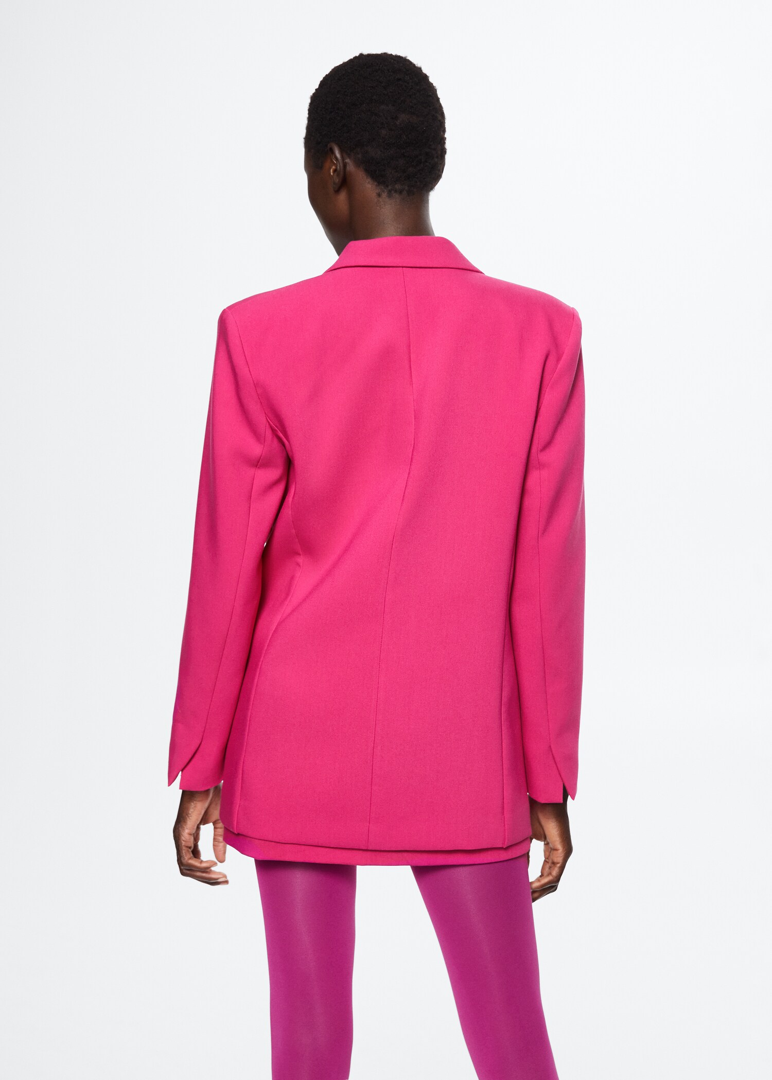 Peak lapel suit blazer - Reverse of the article