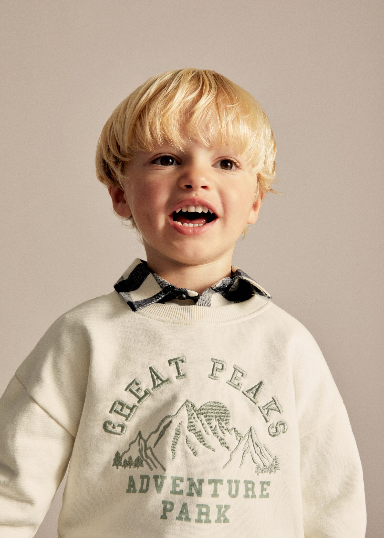 Bedrukt sweatshirt met borduursel - Detail van het artikel 5