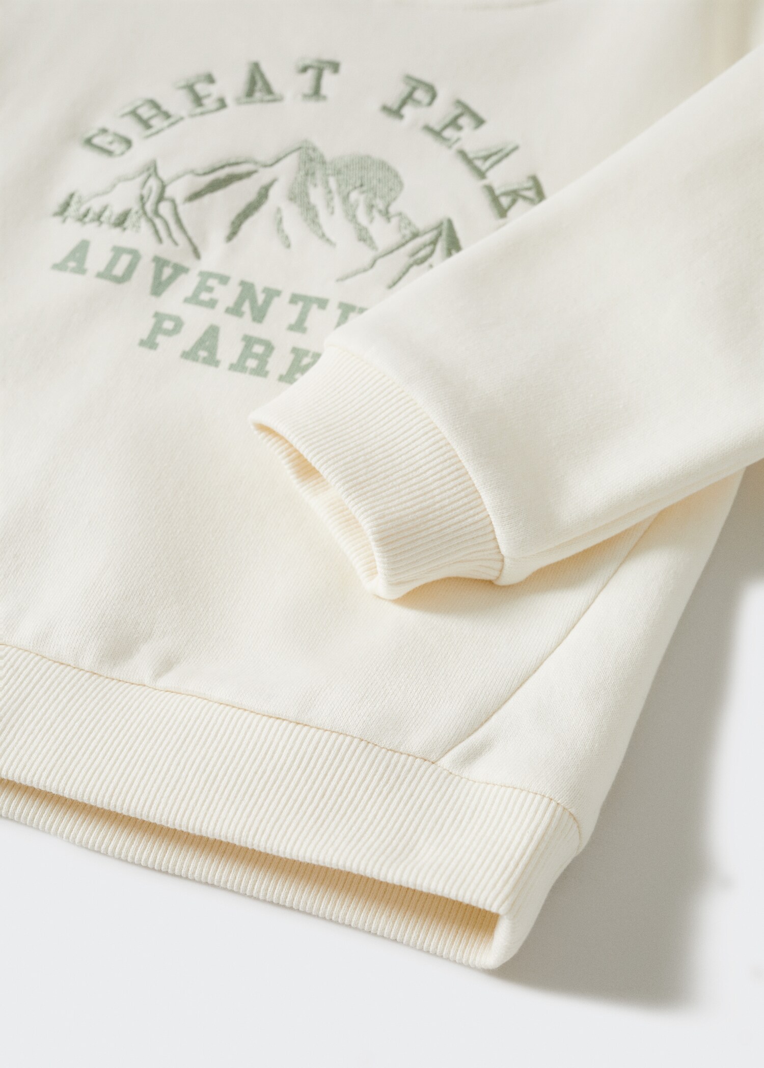 Bedrukt sweatshirt met borduursel - Detail van het artikel 7