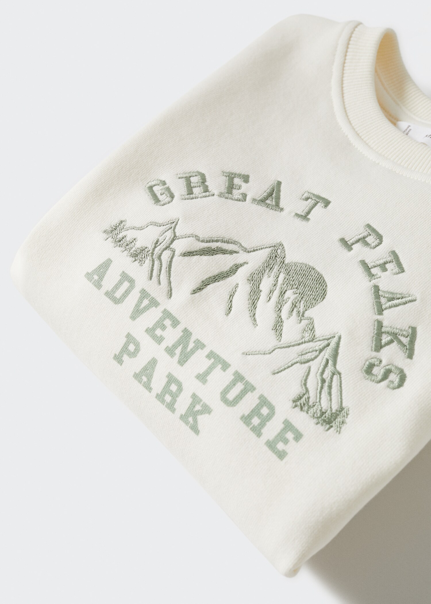 Bedrukt sweatshirt met borduursel - Detail van het artikel 8