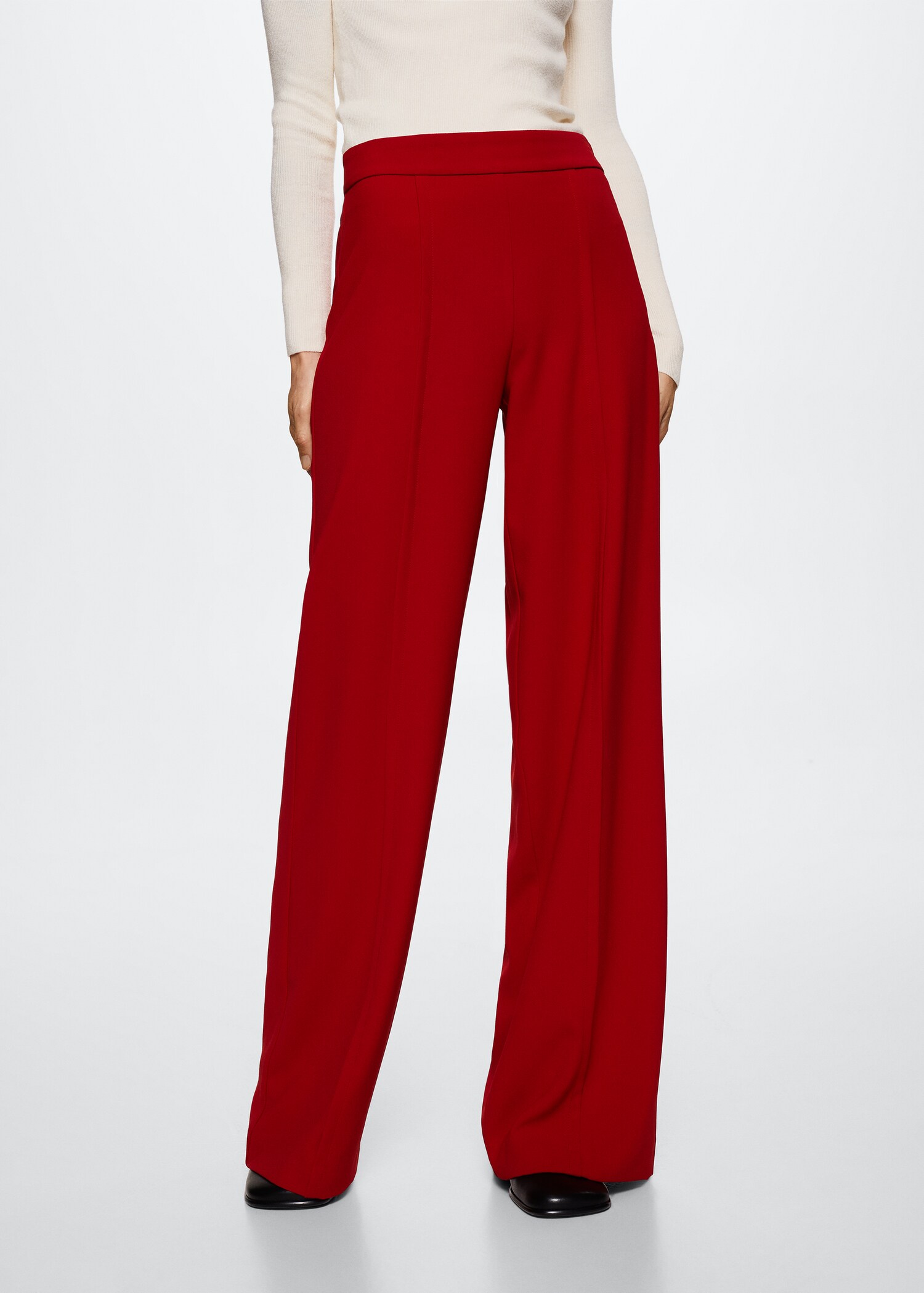Wideleg suit trousers - Plan moyen
