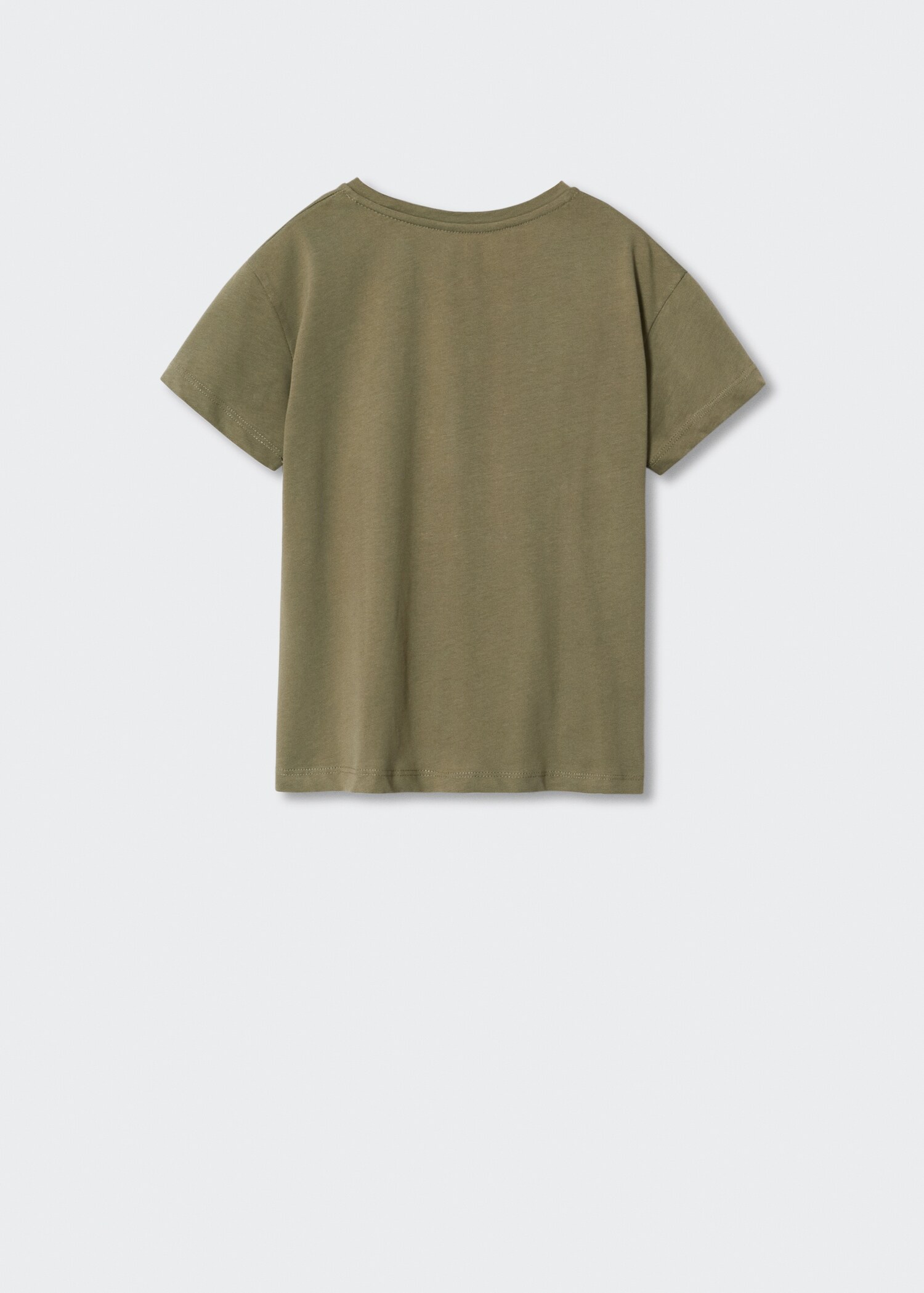 Embossed flowers t-shirt - Reverse of the article