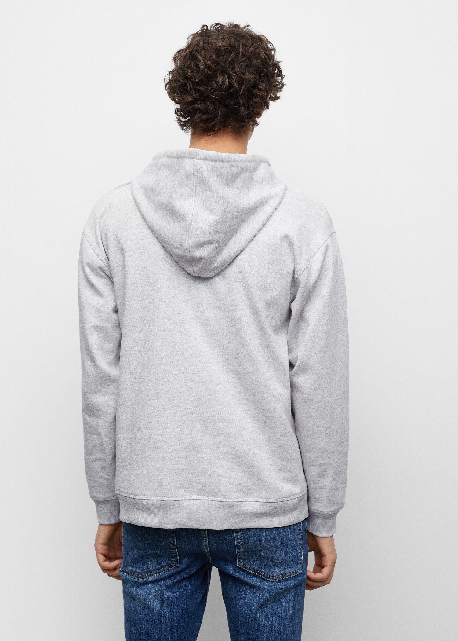 Hoodie cotton sweatshirt - Reverse of the article