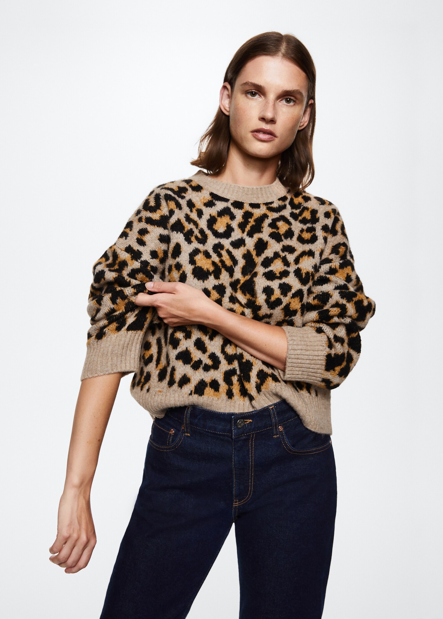 Animal print sweater - Medium plane