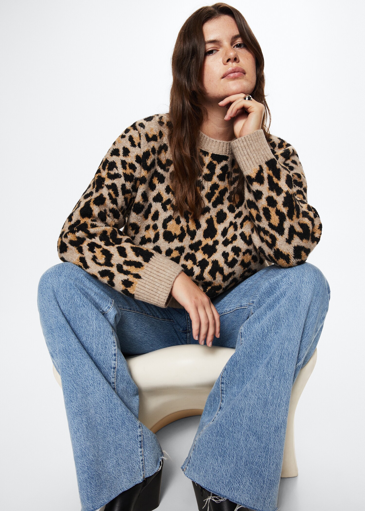 Animal print sweater - Details of the article 4