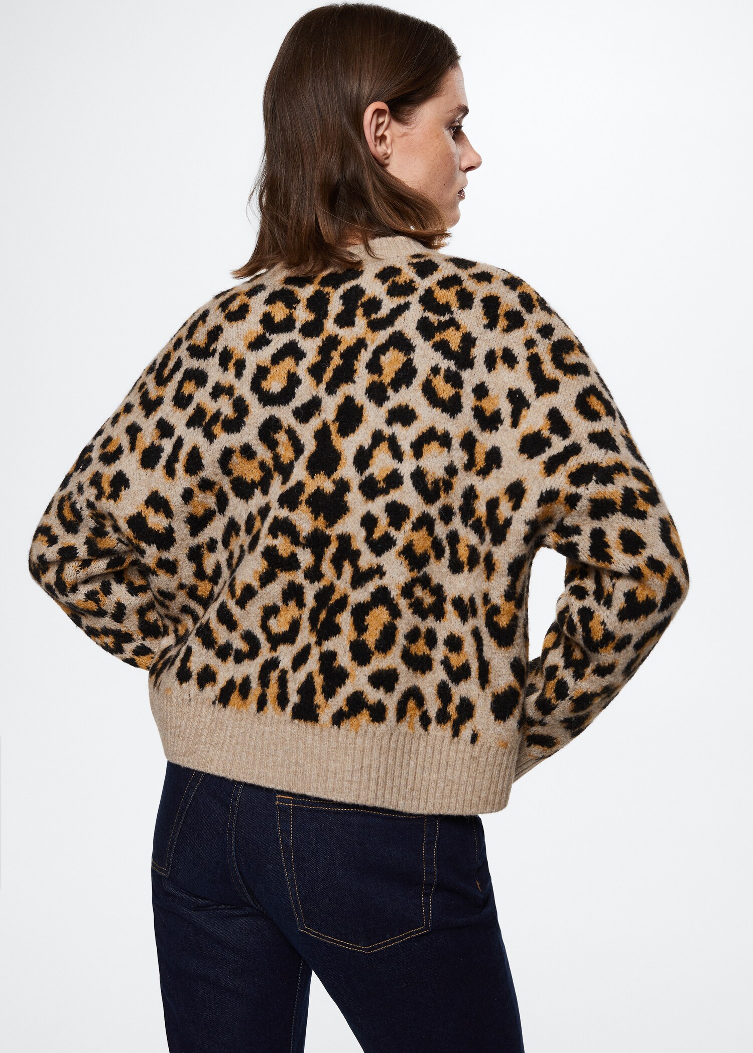 Animal print sweater - Reverse of the article