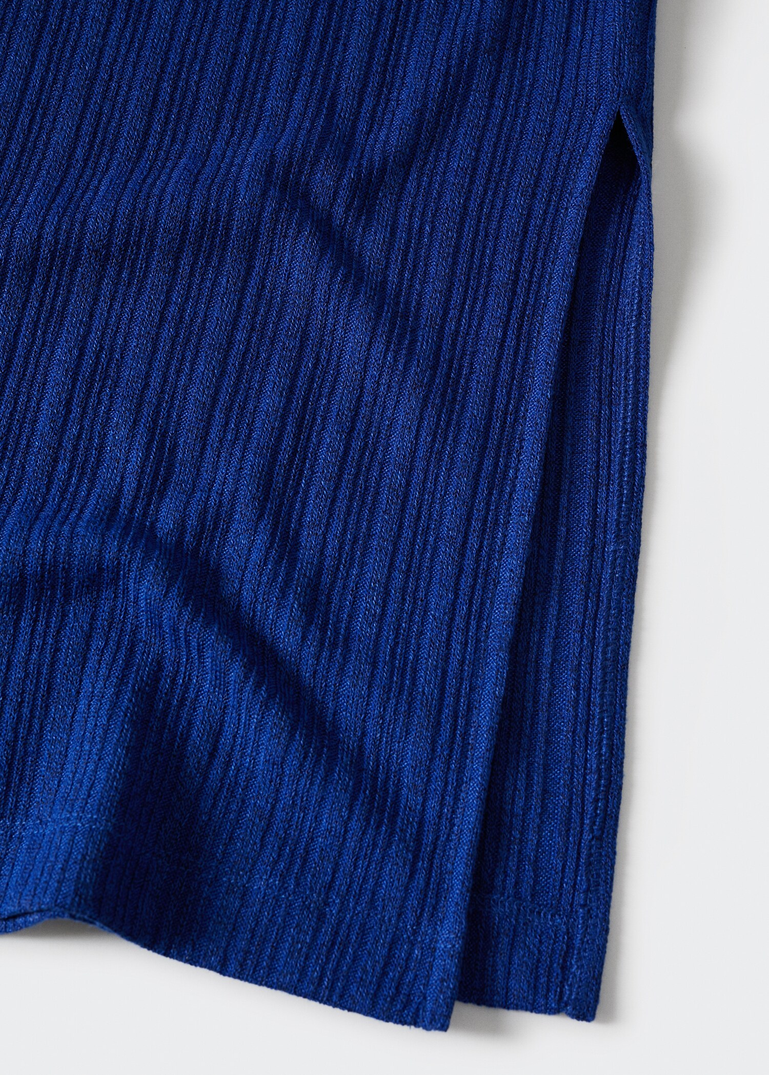 Ribbed long cardigan - Details of the article 8