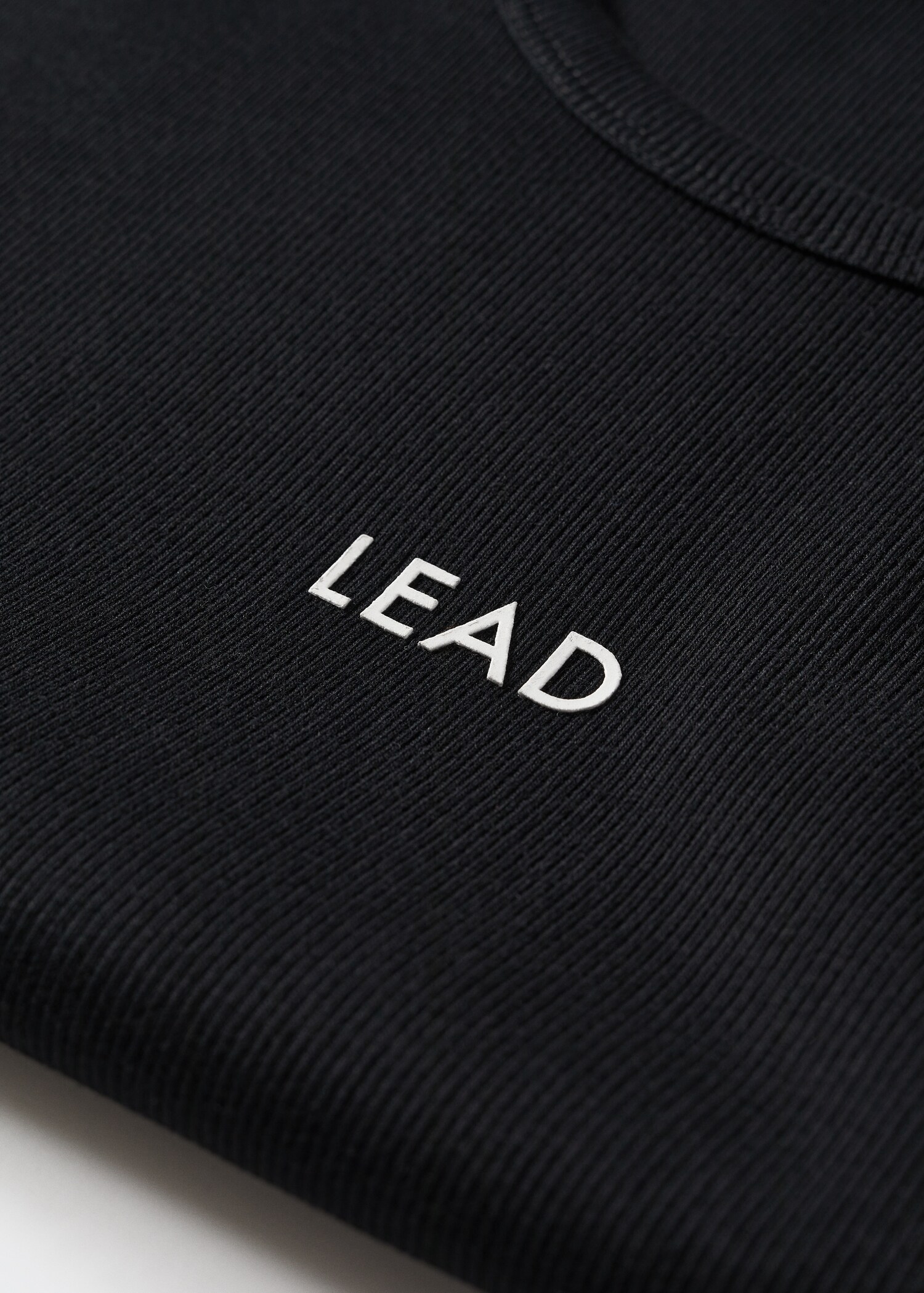 Message ribbed T-shirt - Details of the article 8