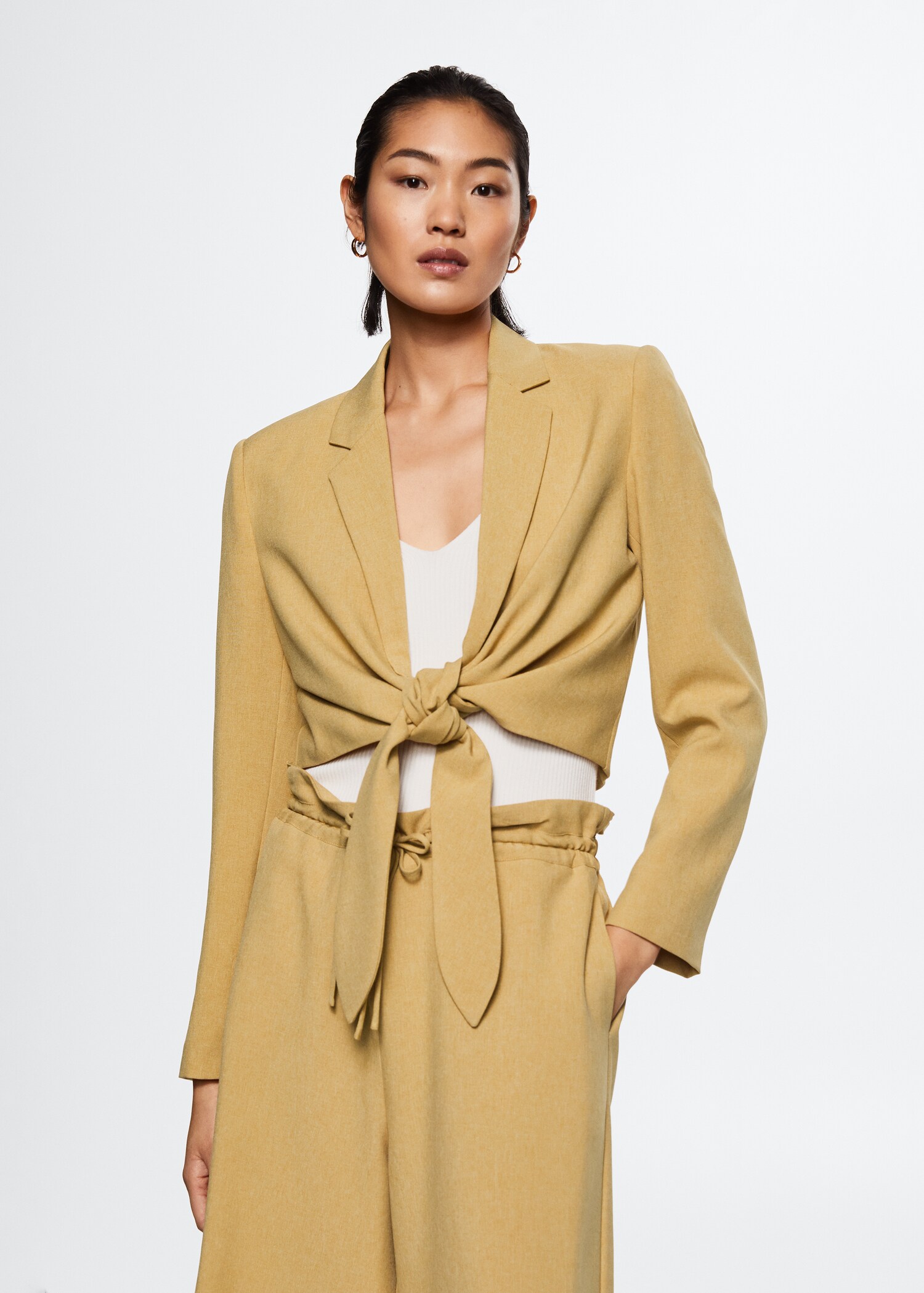 Short knot blazer - Medium plane