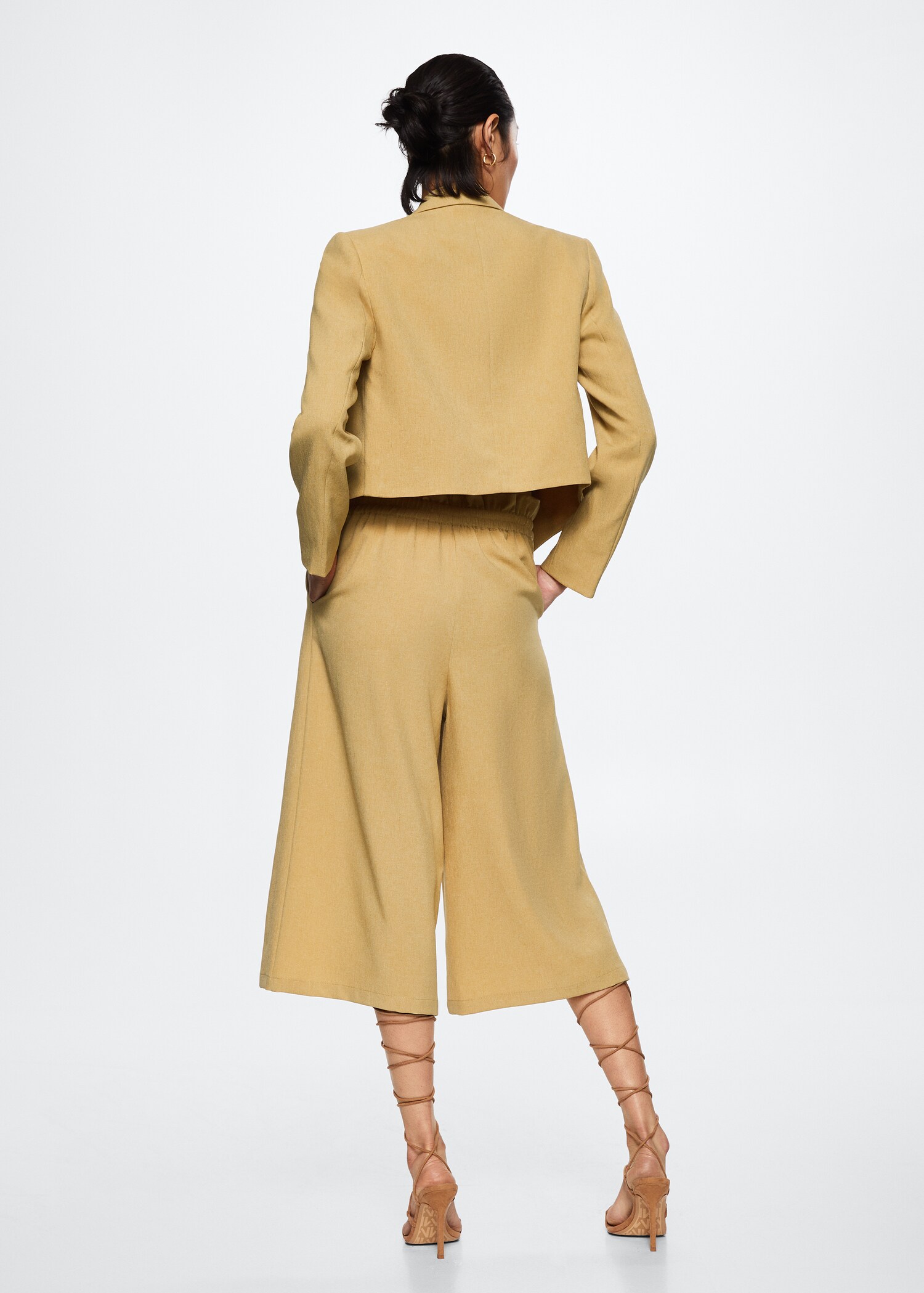 Short knot blazer - Reverse of the article