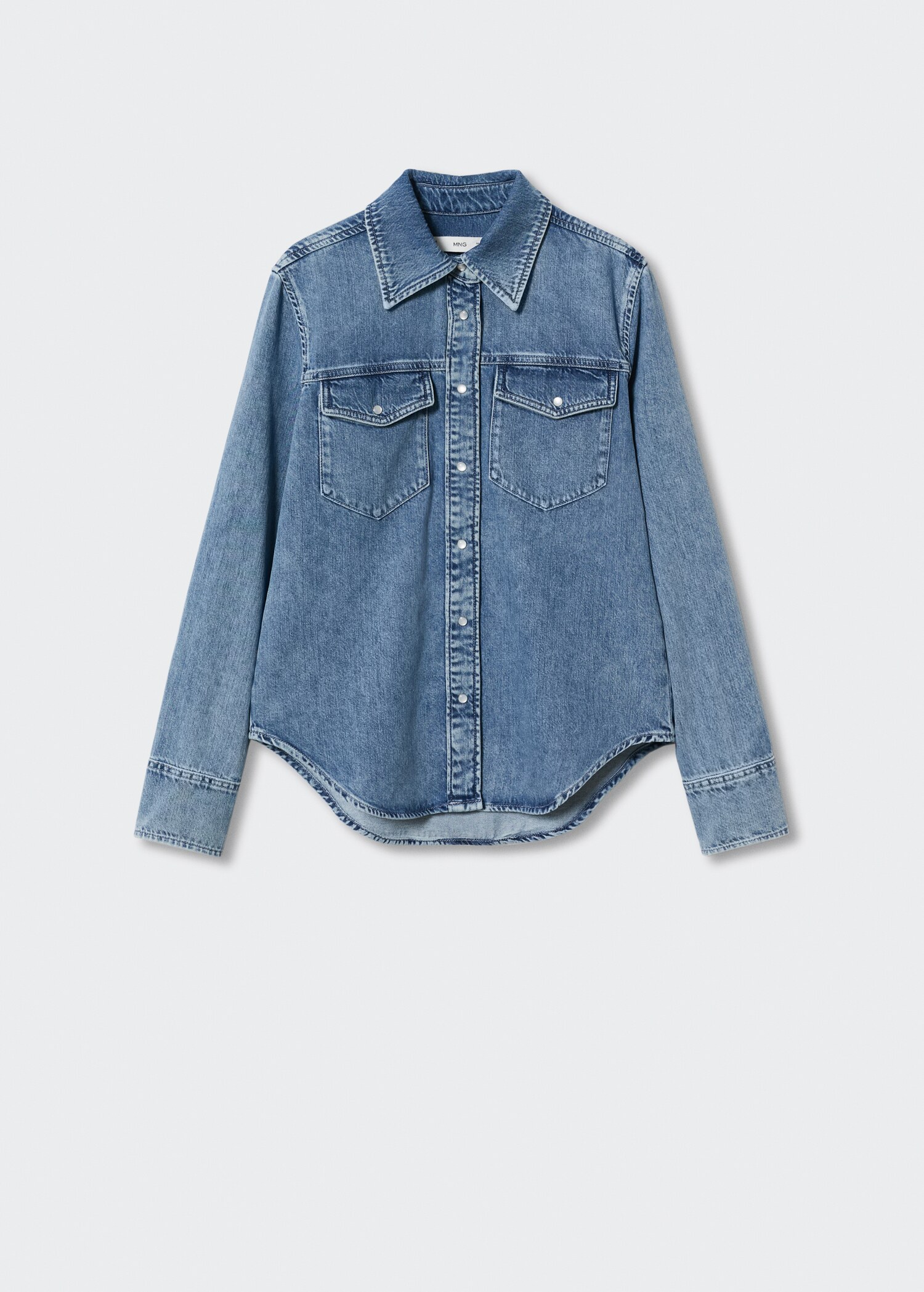 Cotton denim shirt - Article without model