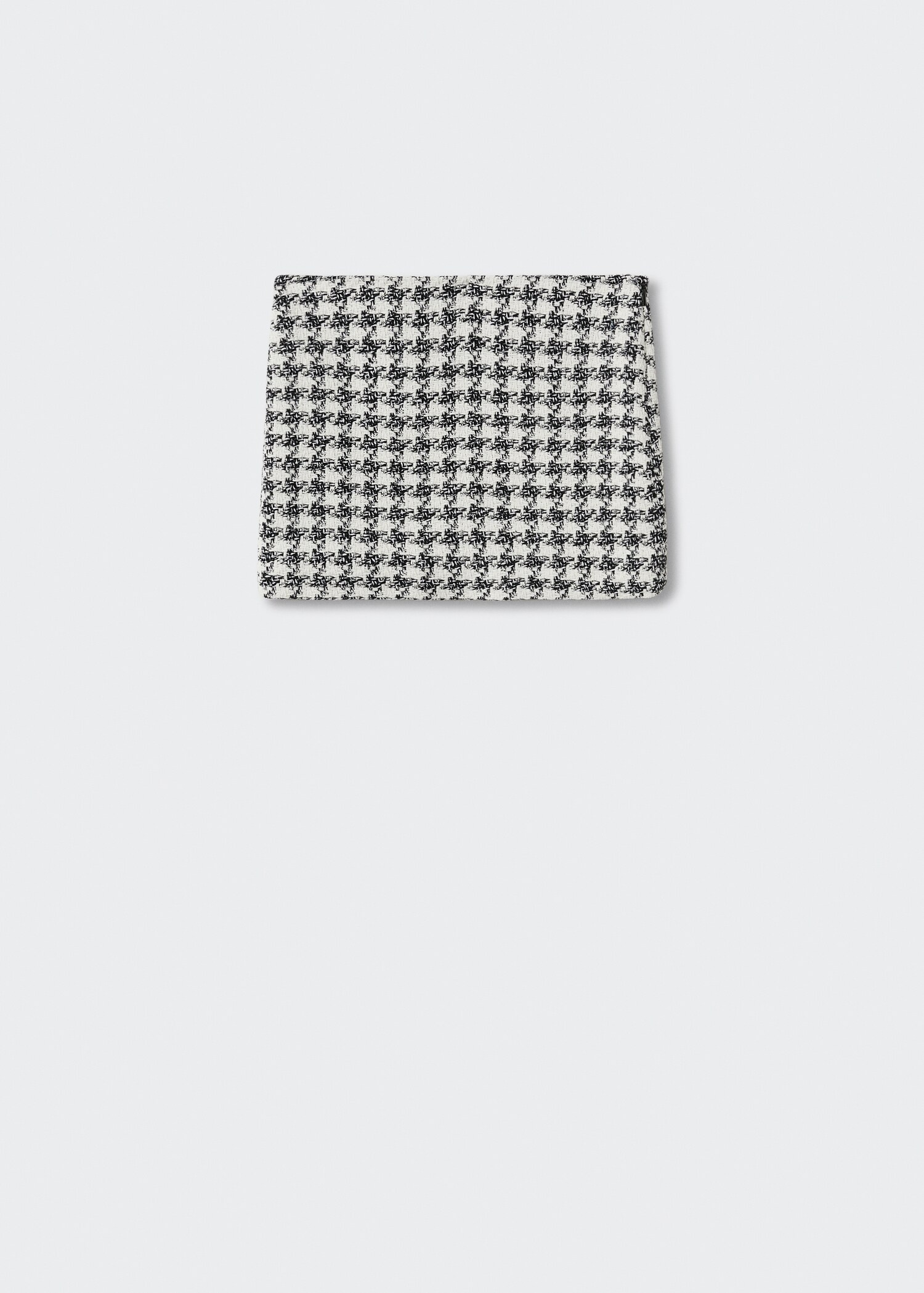 Cotton tweed  miniskirt - Article without model