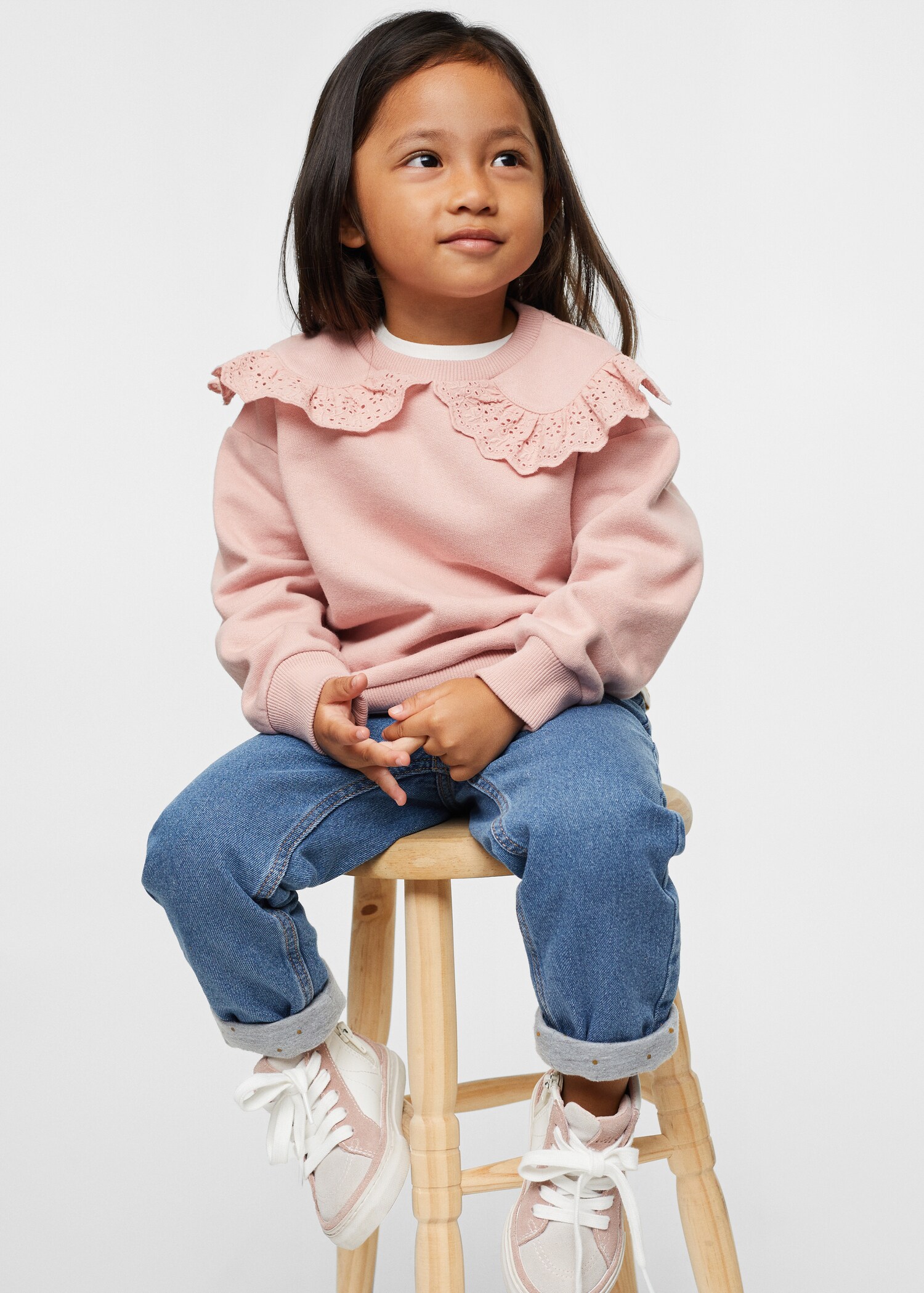 Sweat-shirt col Claudine - Plan moyen