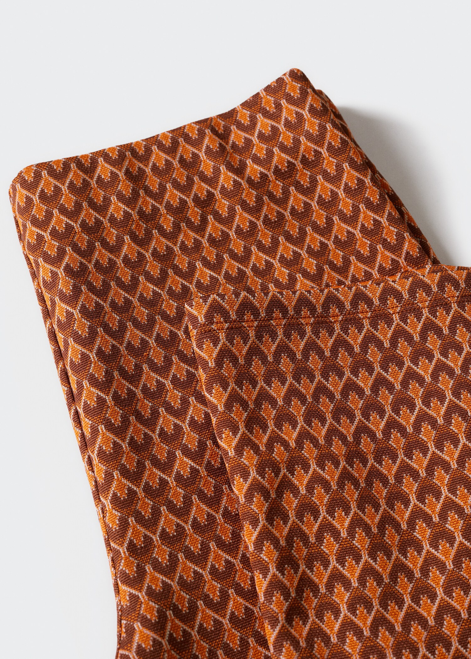 Printed flared trousers - Details of the article 8