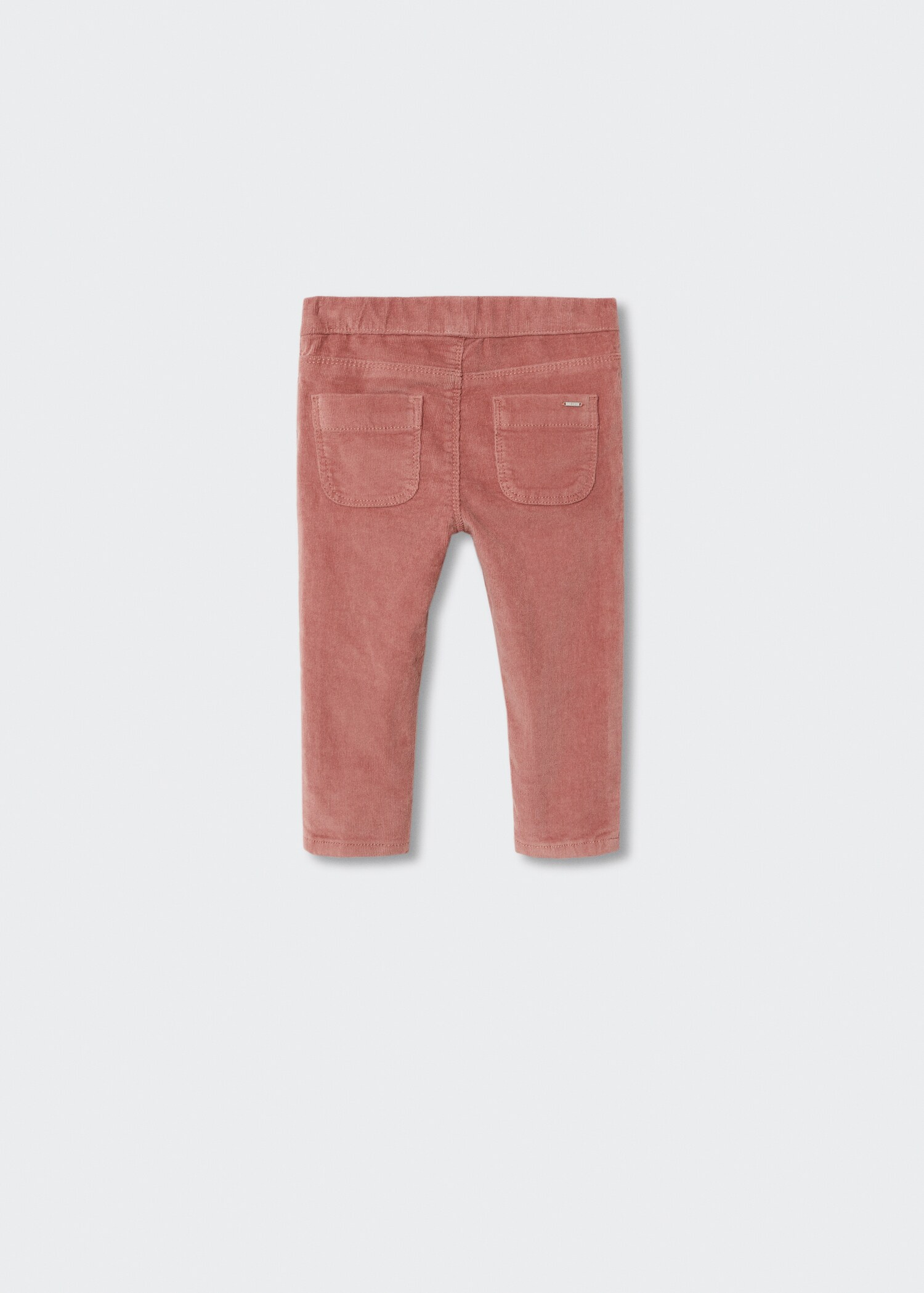 Corduroy pants - Reverse of the article