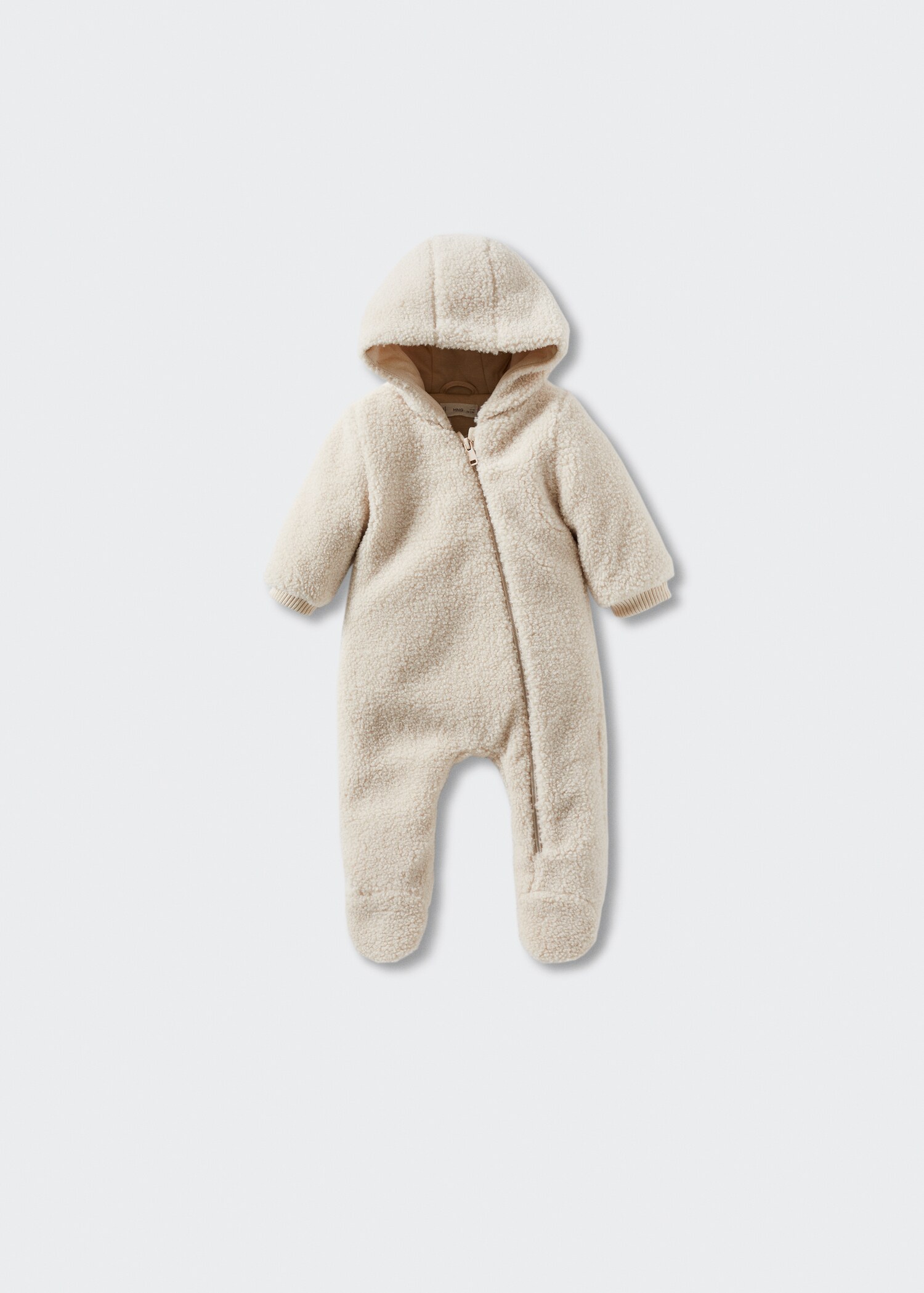 Combi-pilote imitation mouton capuche - Article sans modèle