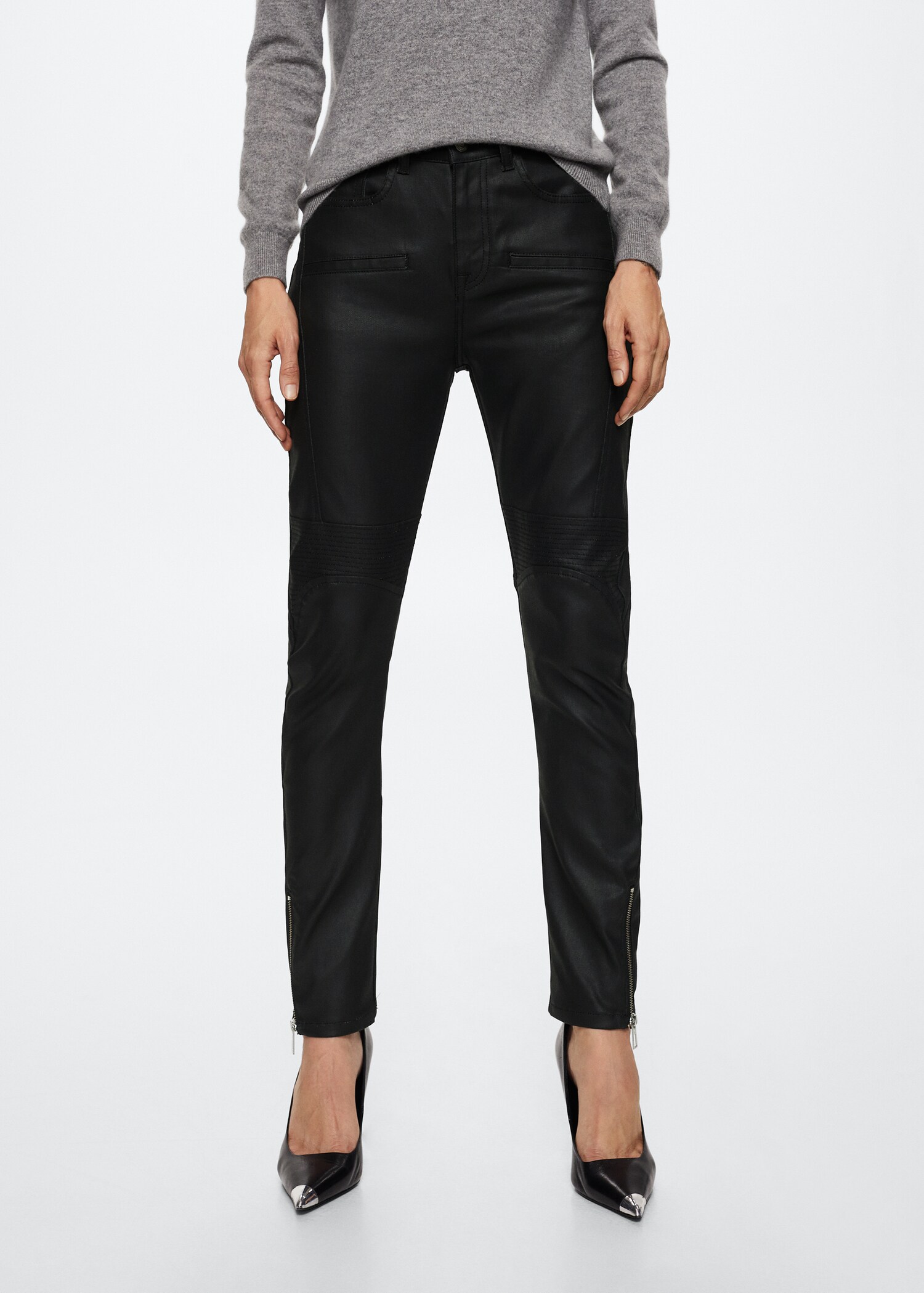 Texans skinny biker encerats - Pla mig