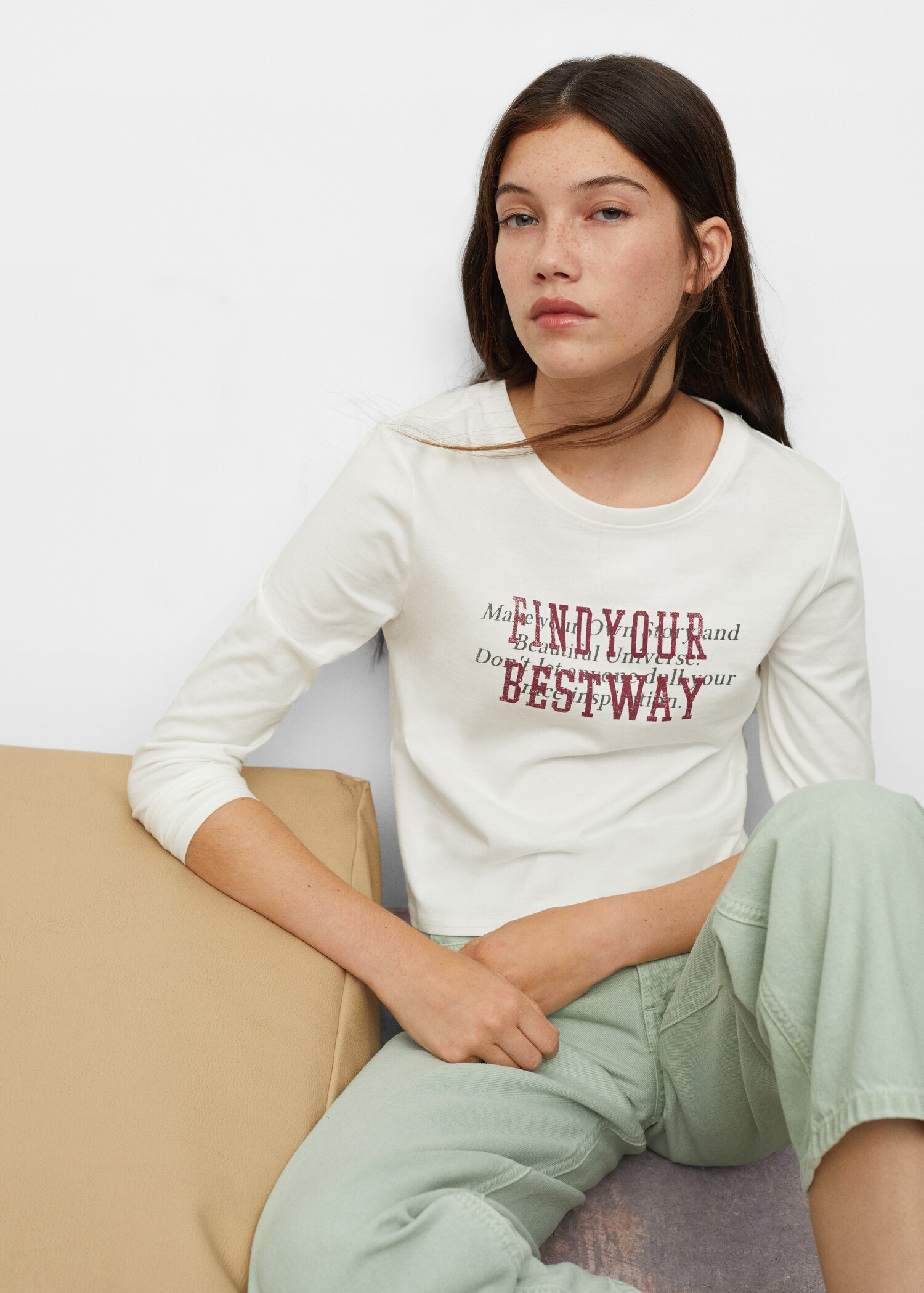 Printed long sleeve t-shirt - Details of the article 2
