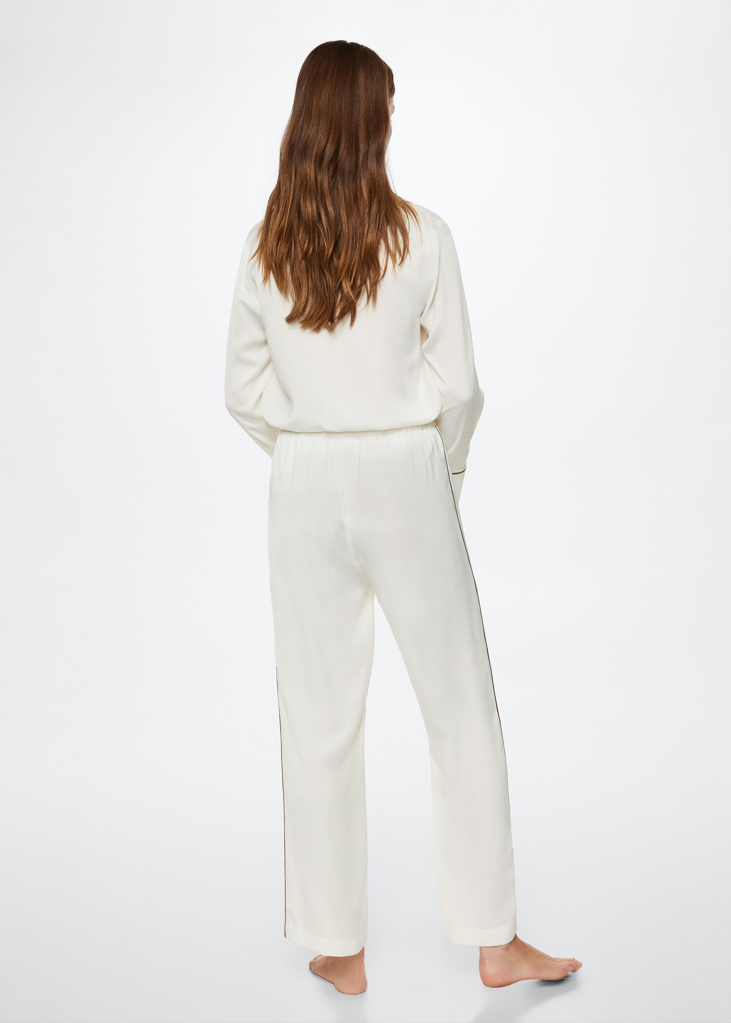 Pantalons pijama rivet contrast - Revers de l'article
