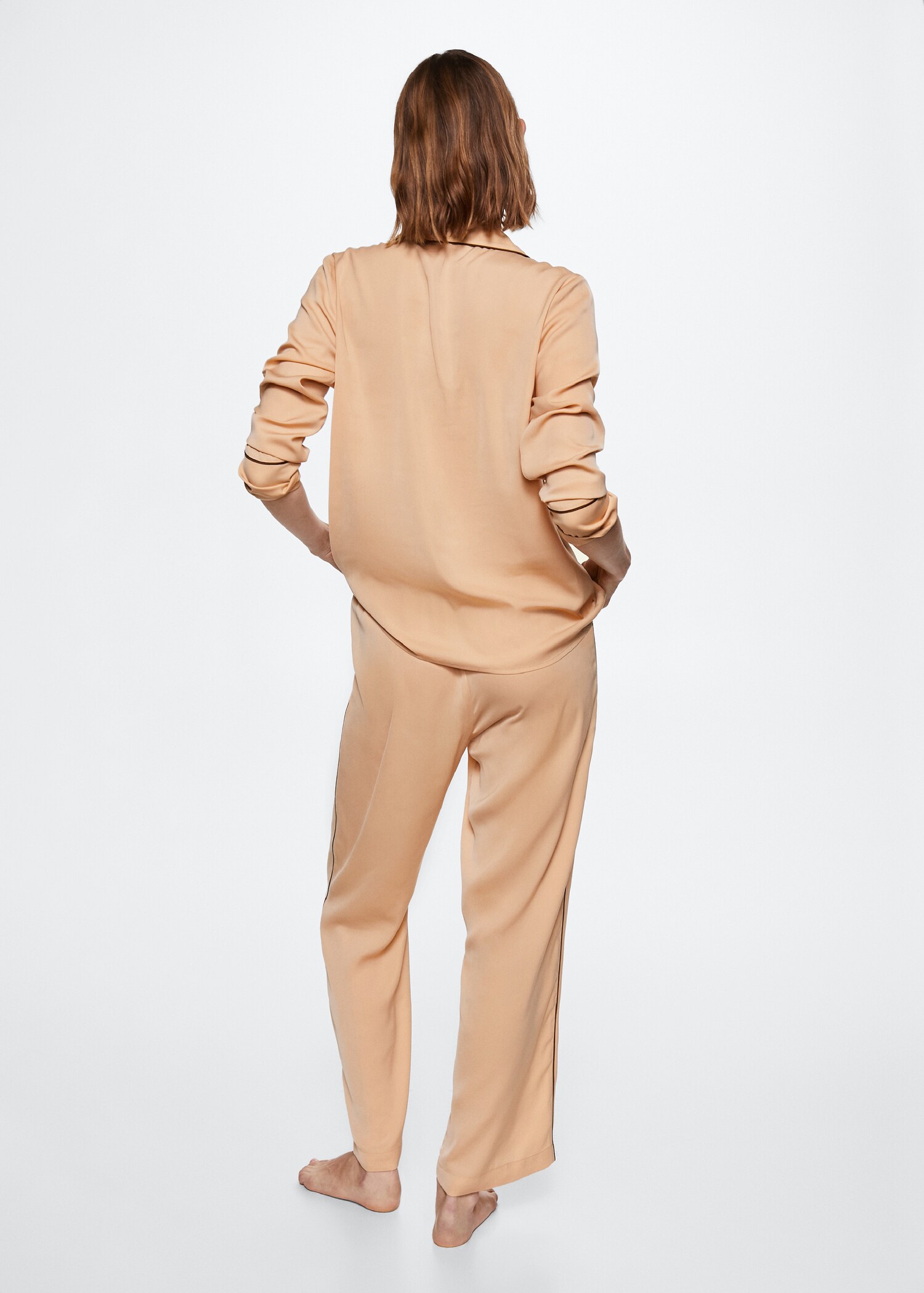Pantalons pijama rivet contrast - Revers de l'article