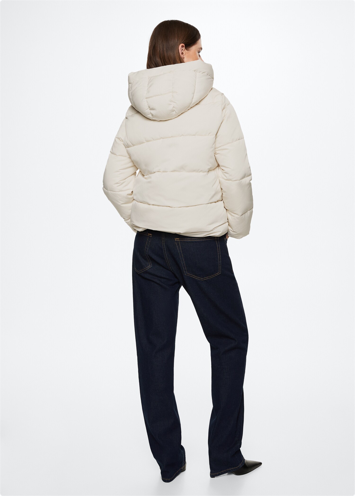 Anorak acolchado capucha - Reverso del artículo