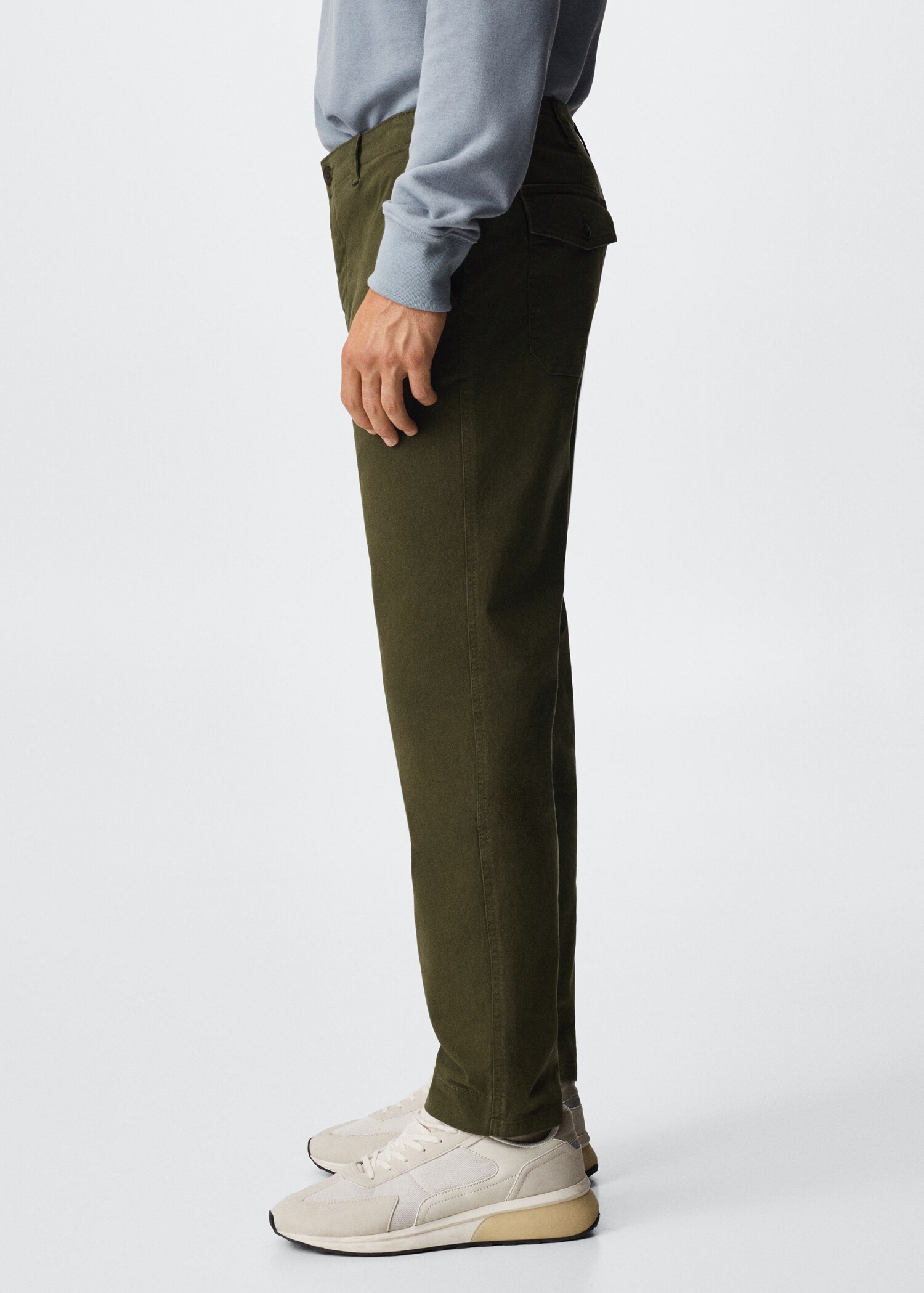 Regular-fit chino trousers - Details of the article 2